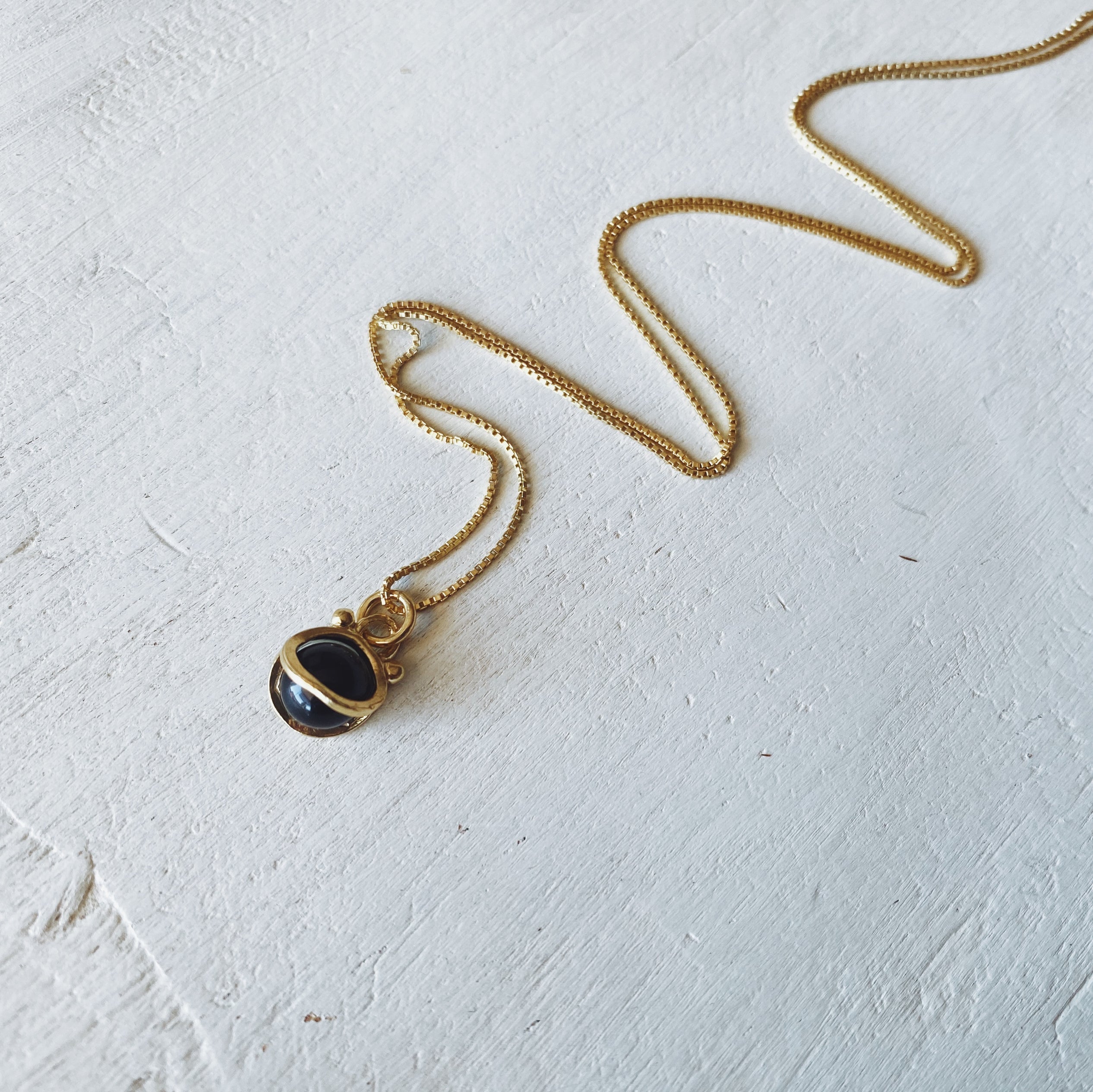 Collar Mini Halo S Gold / Piedra a eleccion