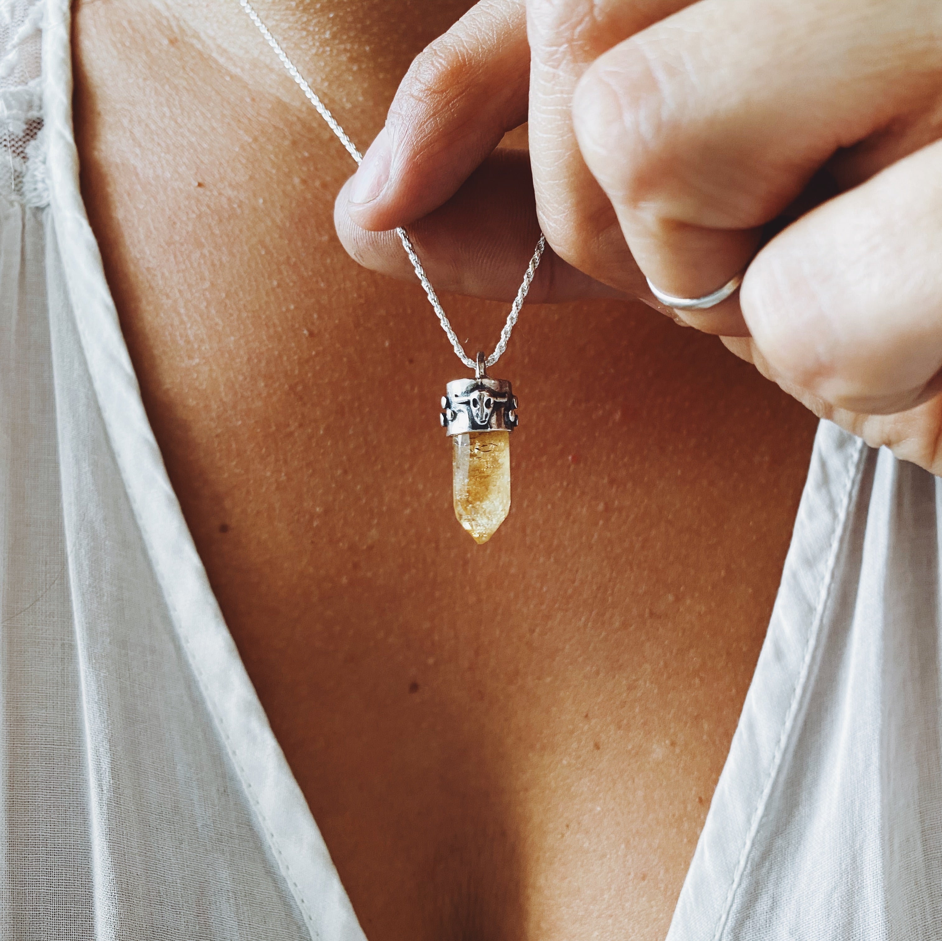 Colgante Punta Tijuana Citrino