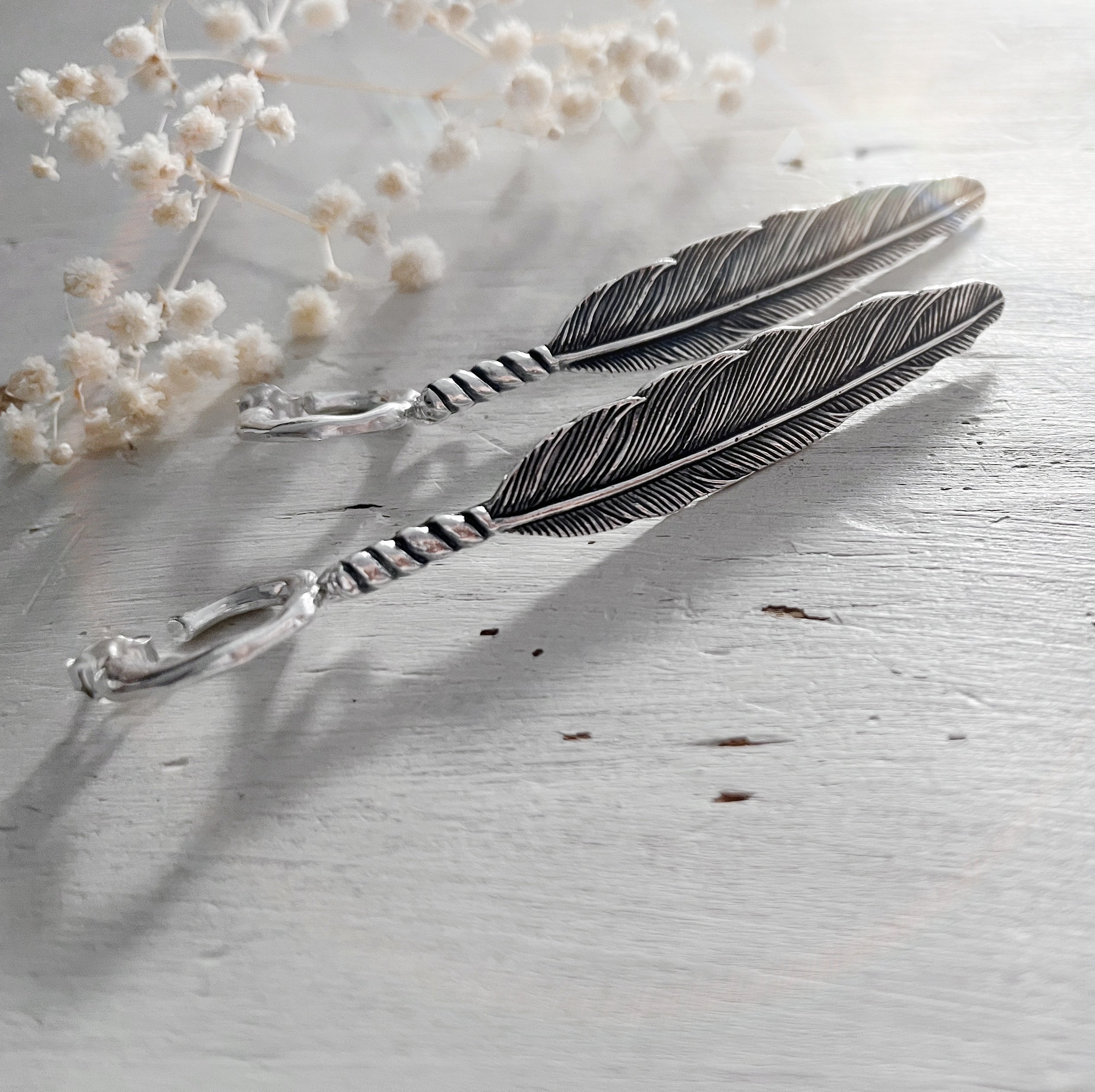 Aros Pluma War Eagle / varias piedras