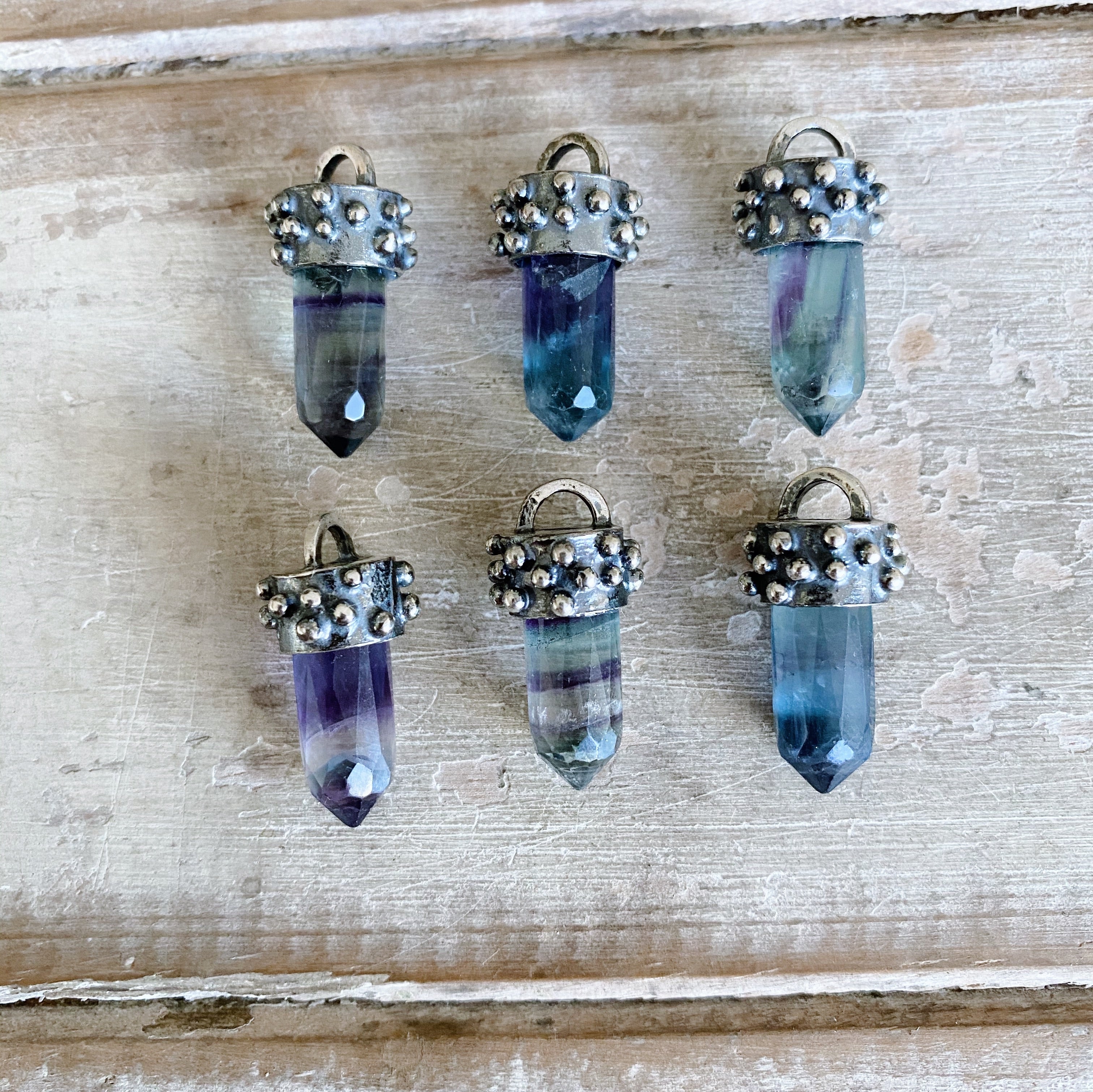 Colgante Punta Ricky Fluorita