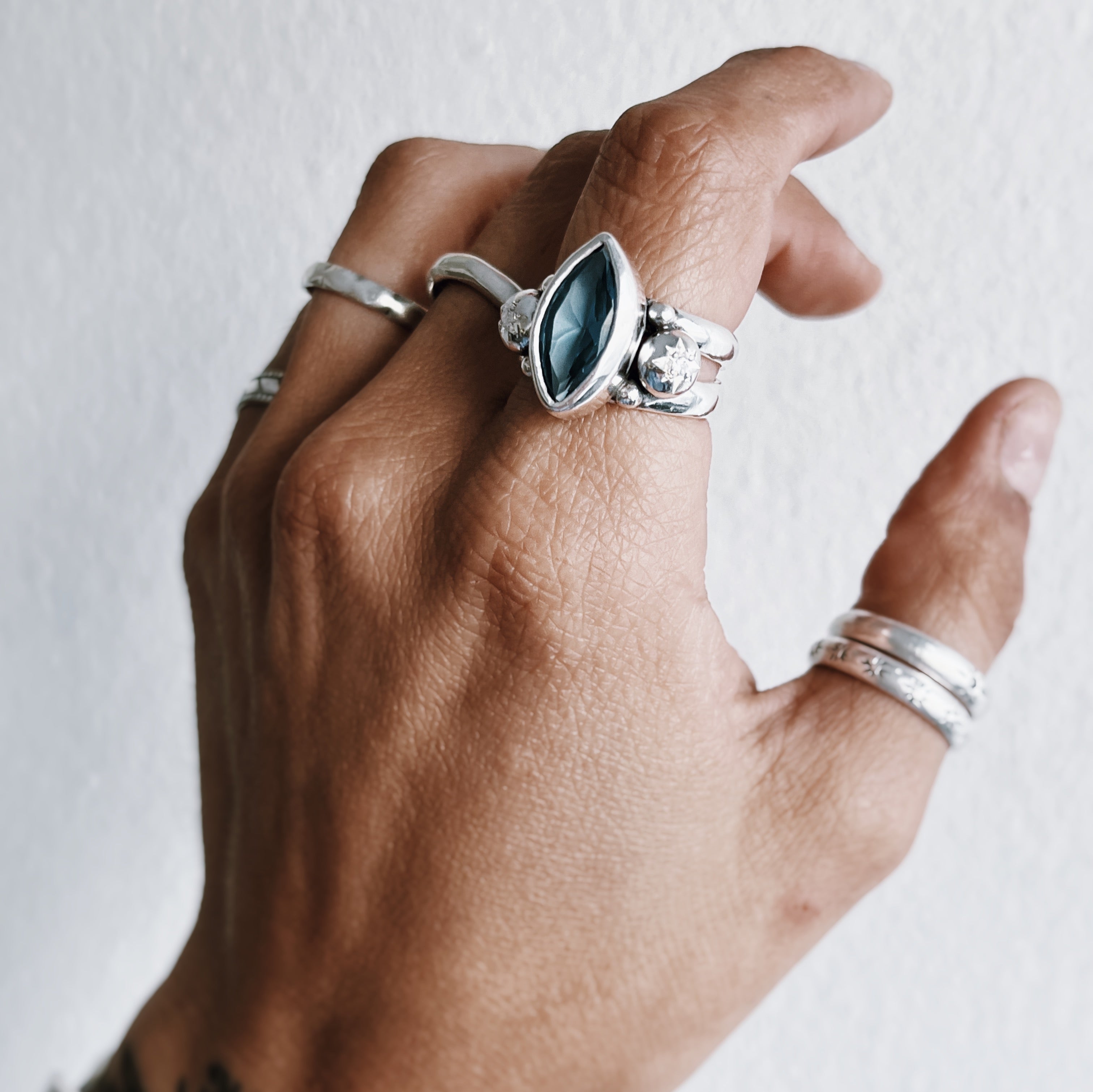 Anillo Jacinta / piedra a elección