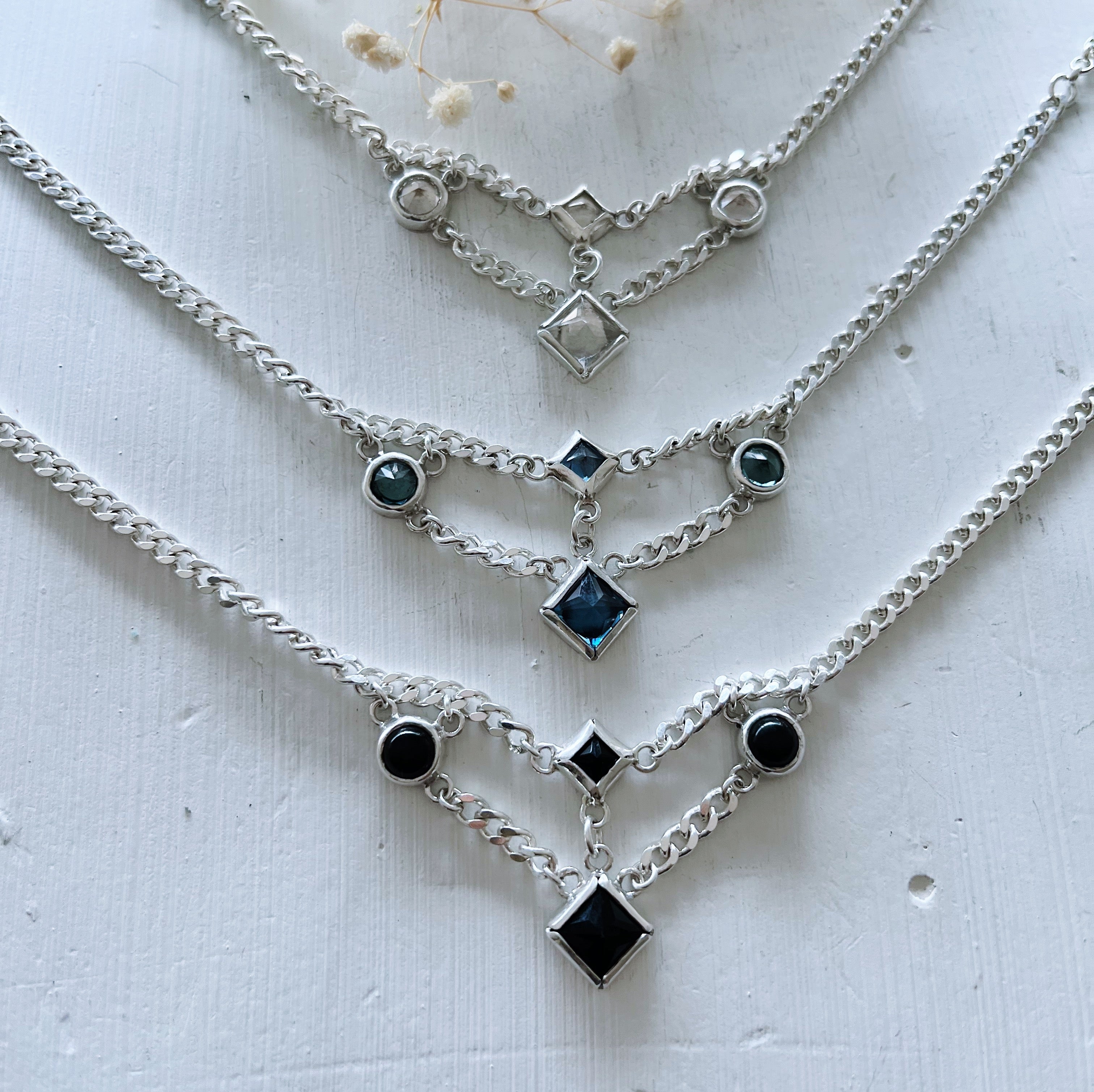 Tobillera Jordana / Varias piedras