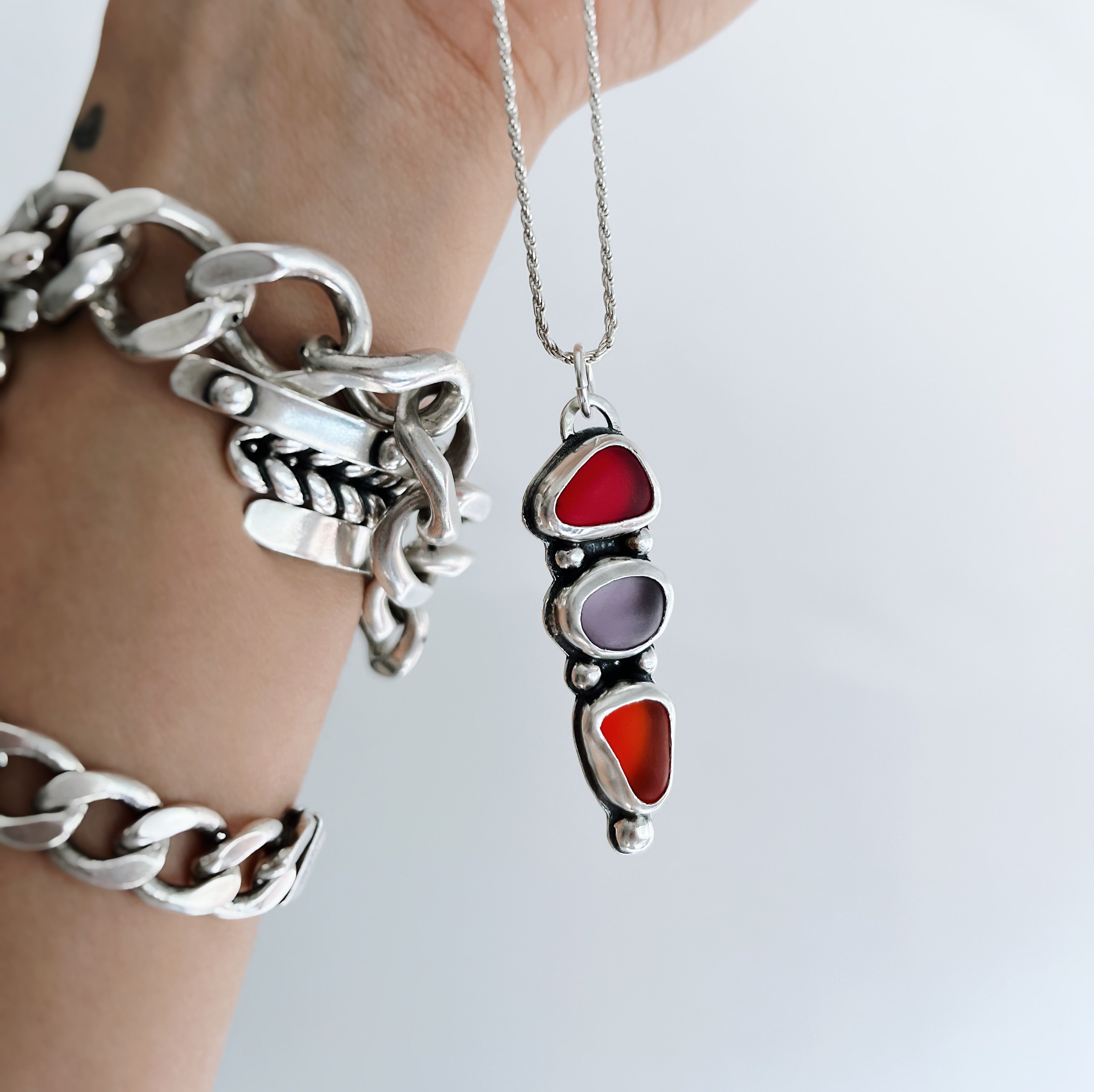 Colgante Capri - Sea Glass 4