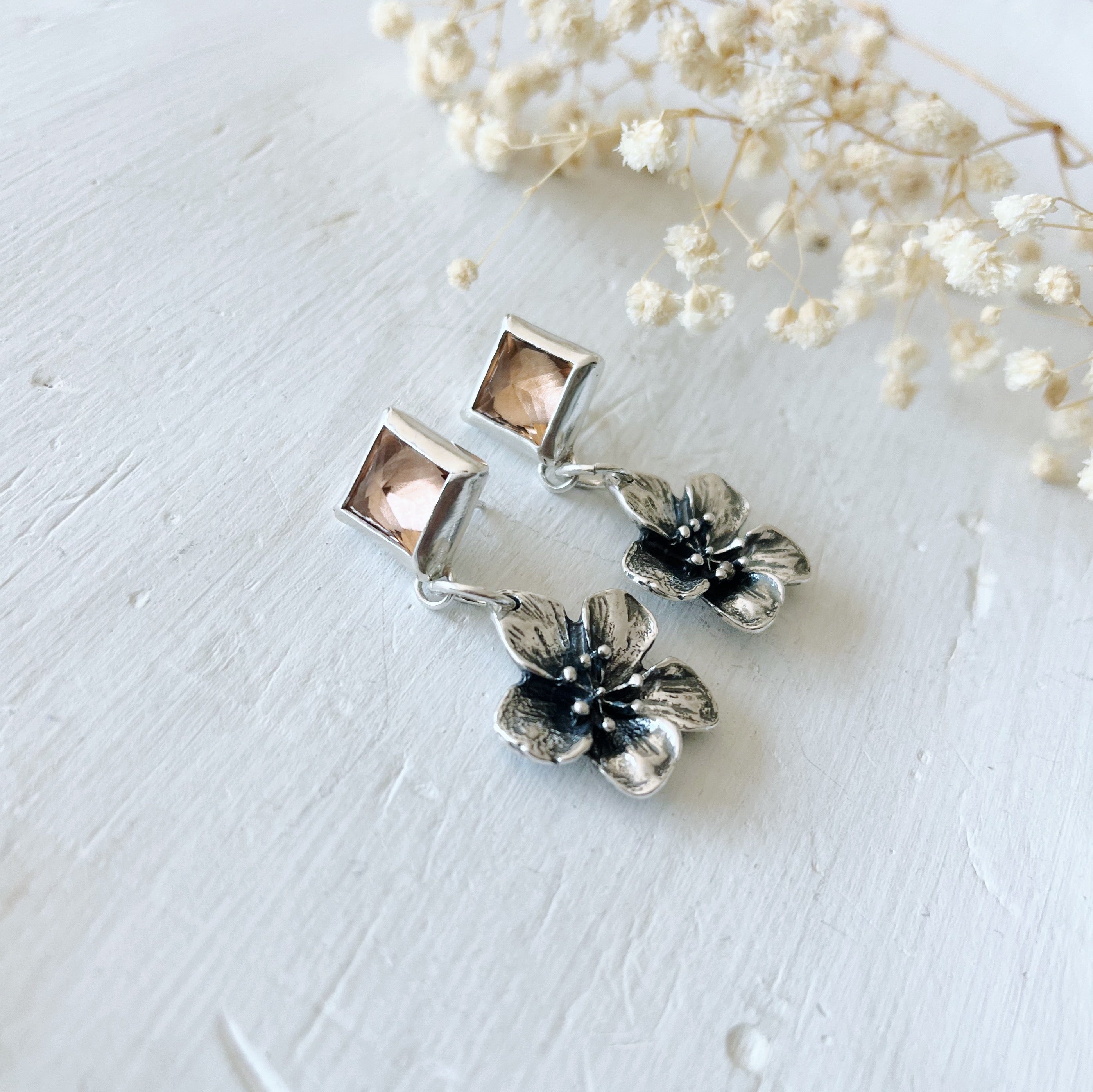 Aros Malva - distintas piedras