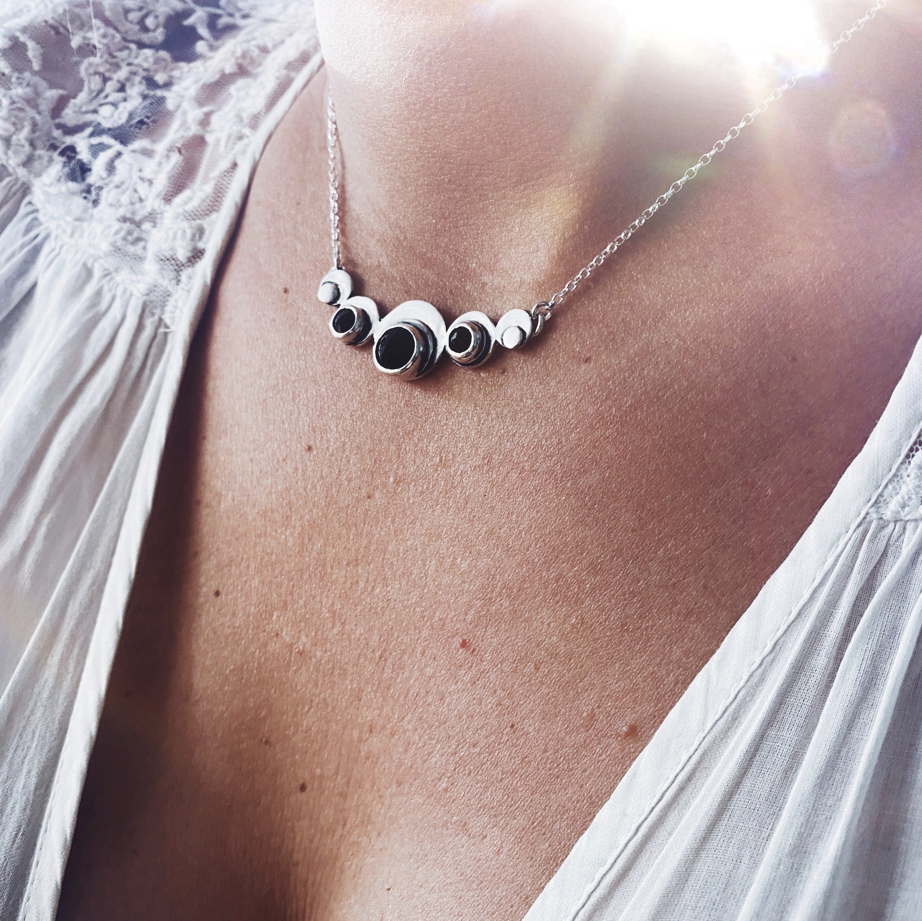 Collar Cosmogyral Onix Spike - PREVENTA