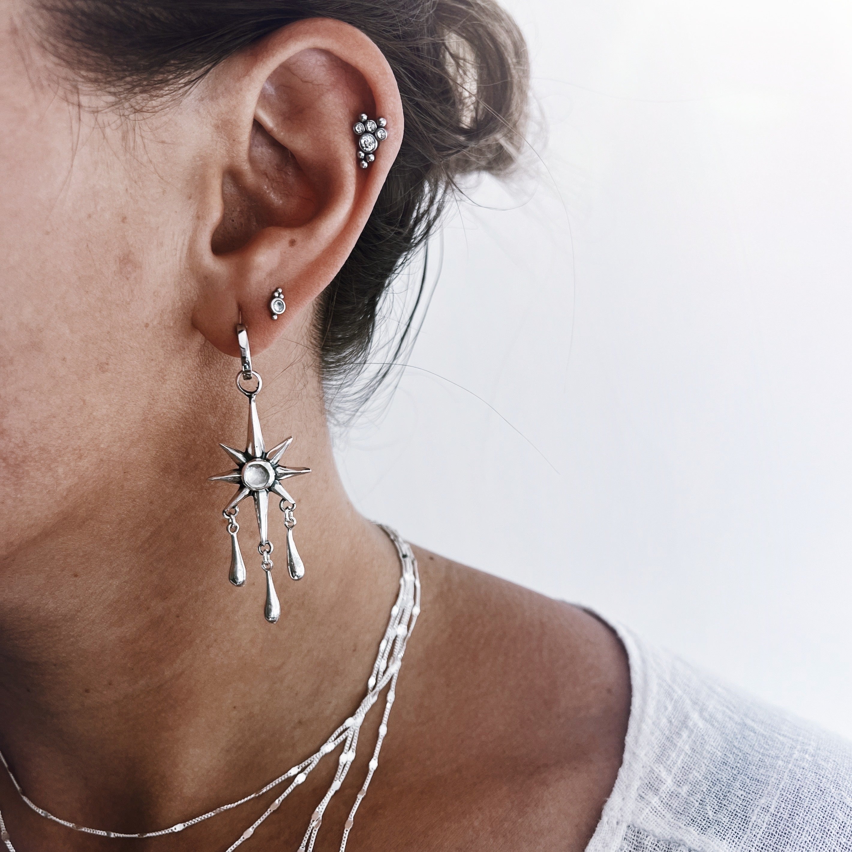 Aros Stella & Silver Drops - PREVENTA