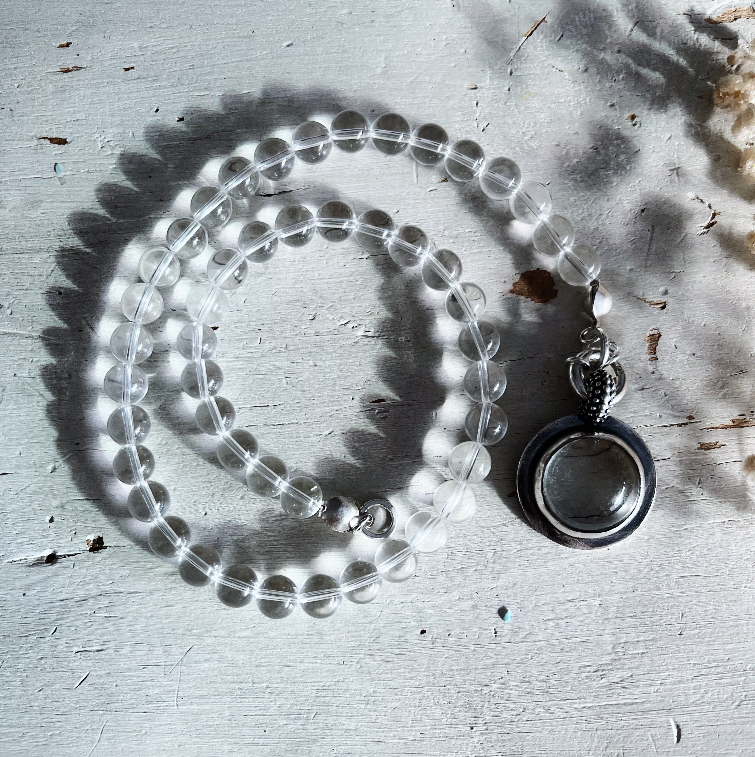 Collar Rocking Balls Cuarzo