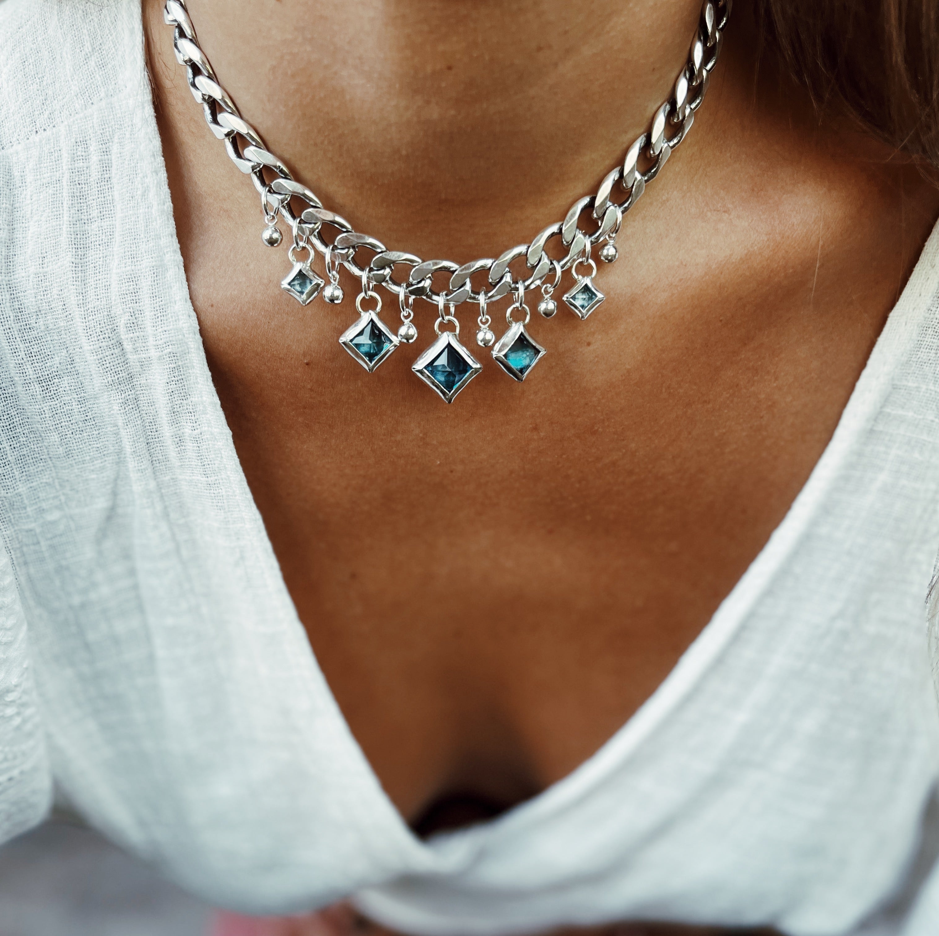 Choker Summer Glam Topacios - PREVENTA