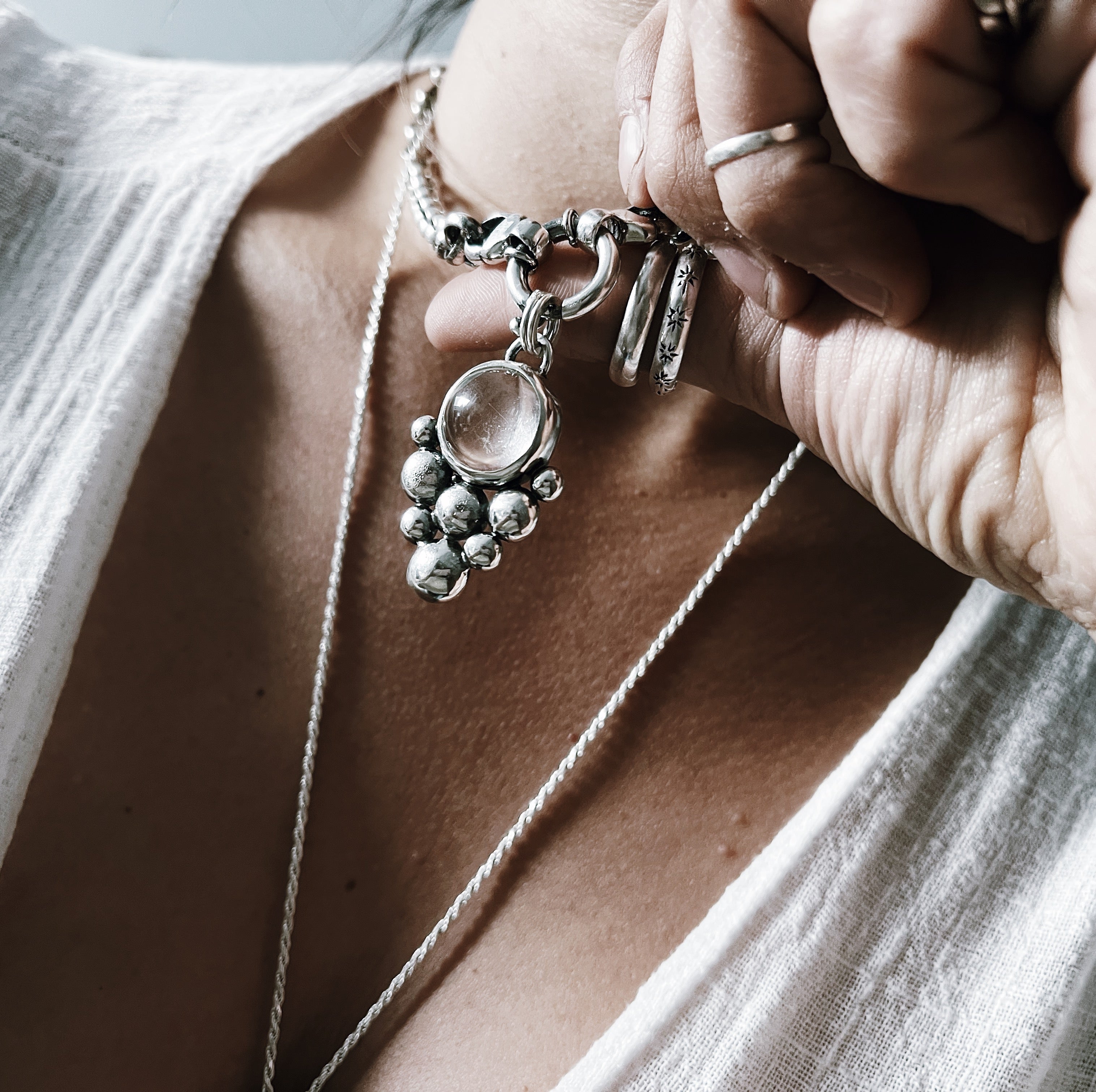 Colgante Luneta Magna White