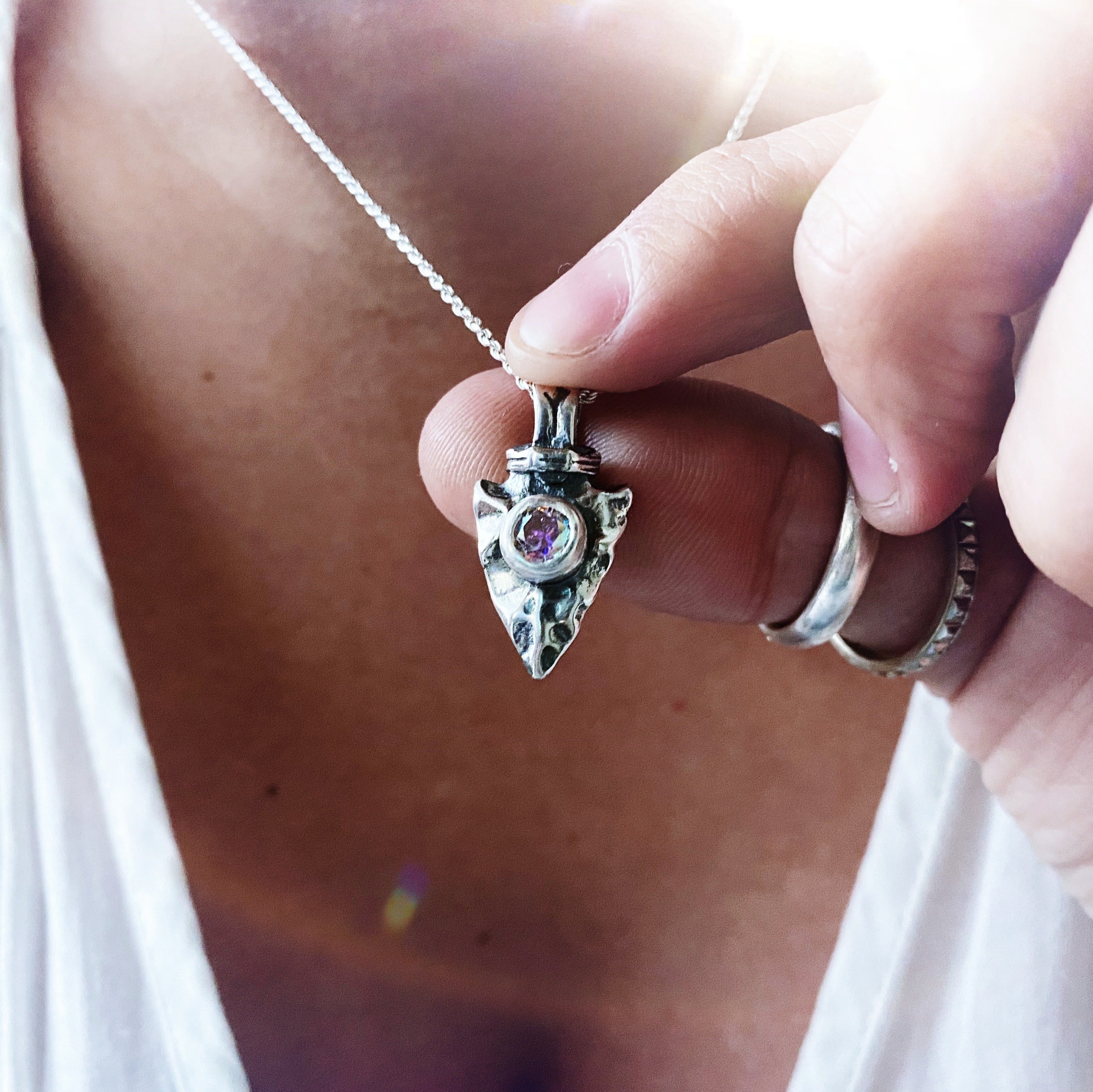 Colgante Punta de Flecha Aurora