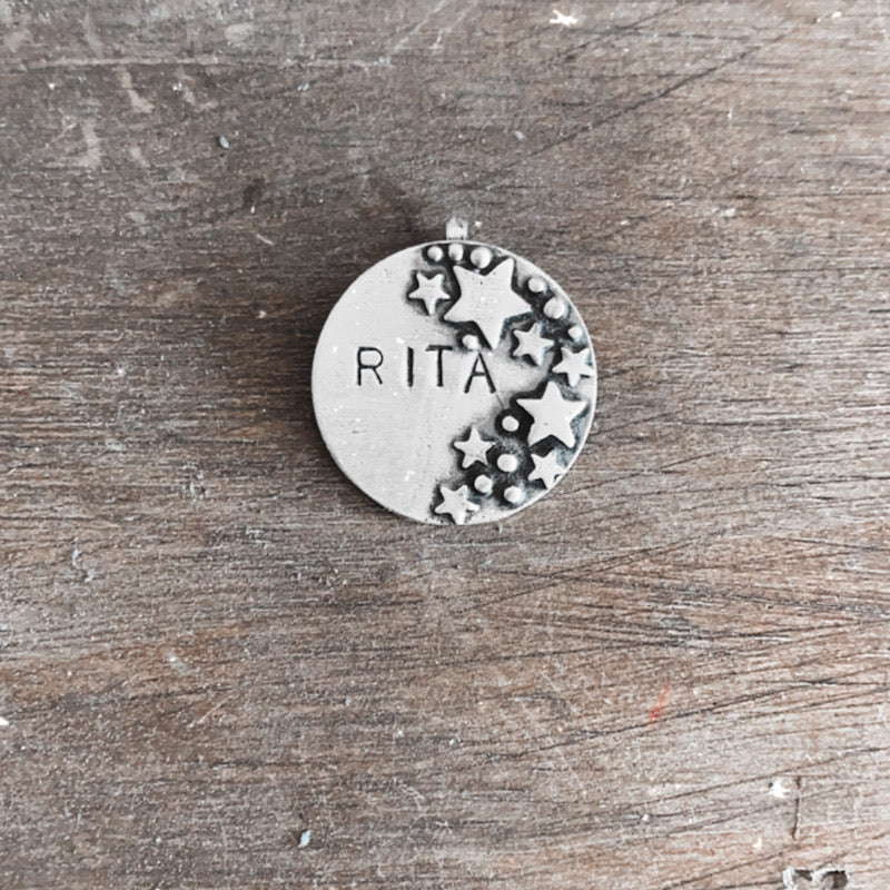 Colgante medalla Cosmos personalizada