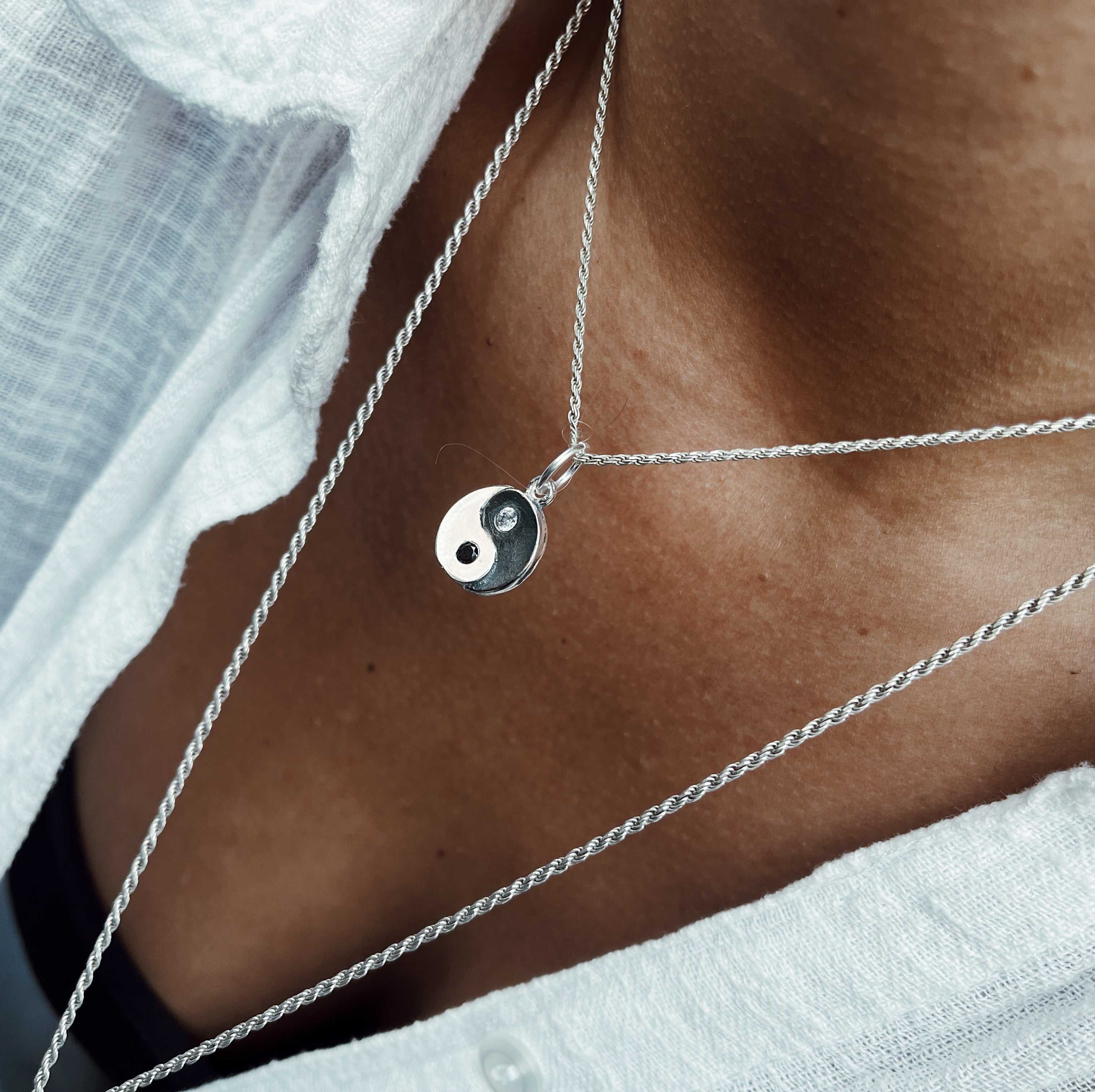 Collar Medalla Ying Yang