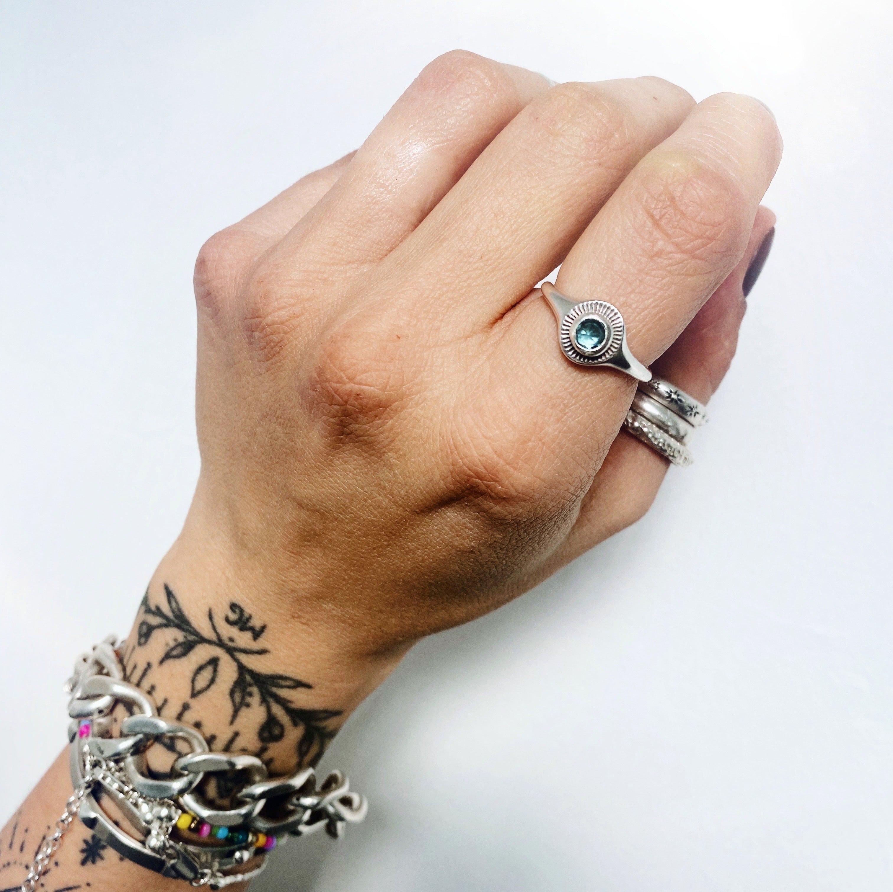 Anillo Sello Minimal