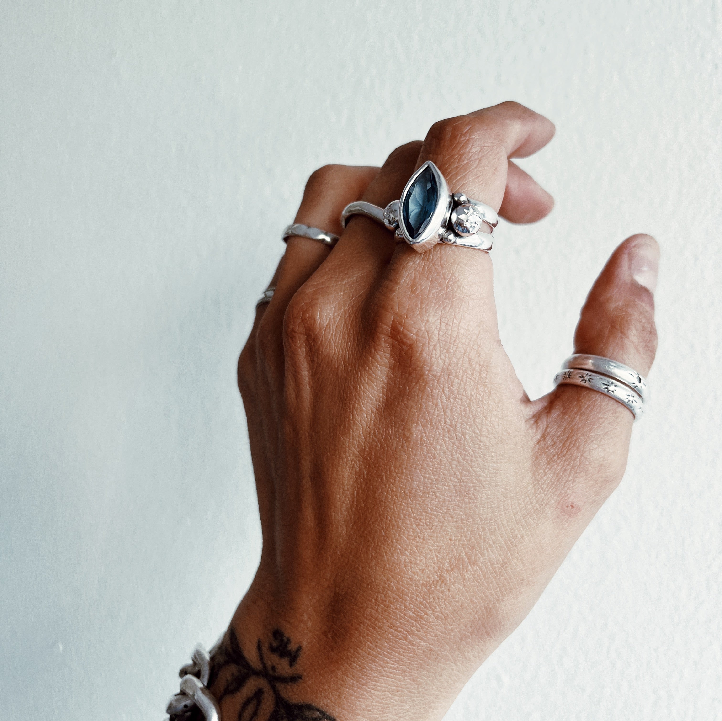 Anillo Jacinta / piedra a elección