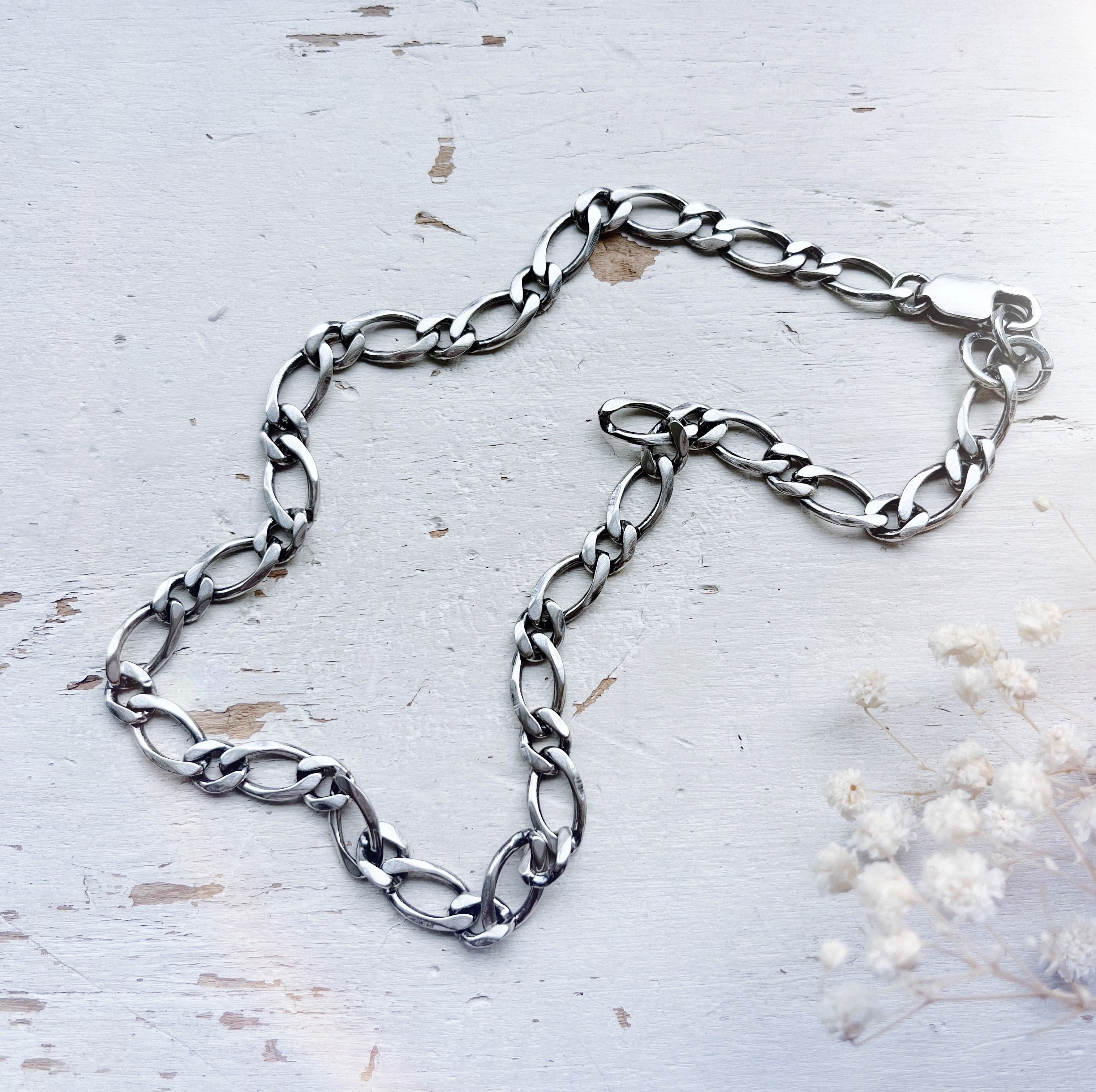 Choker Cadena Figaro