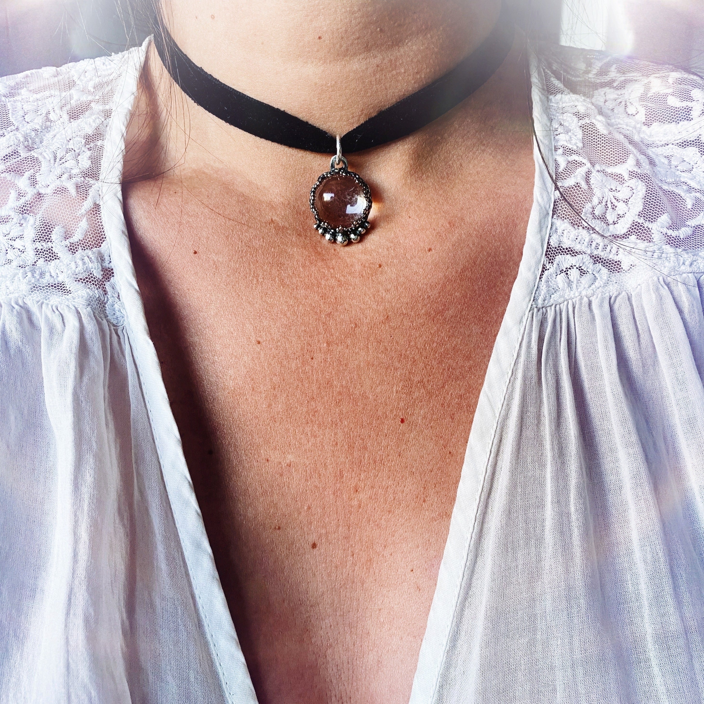 Choker Cristal Sexy Lace - PRE VENTA