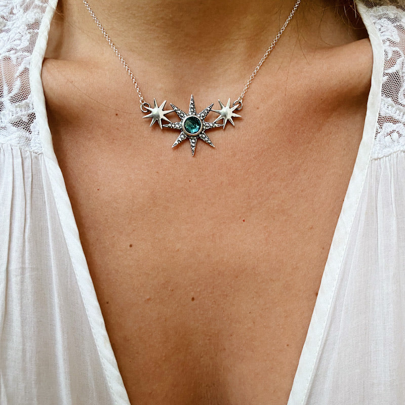 Collar Tristar Topacio London - PREVENTA