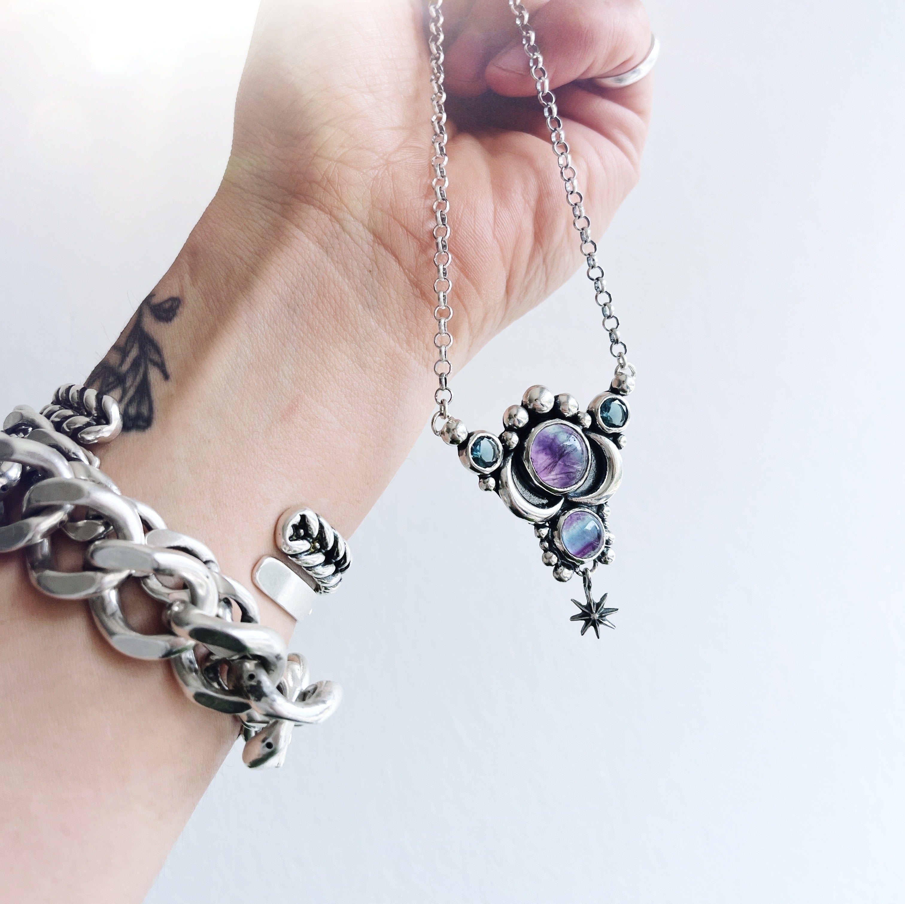 Collar Sailor Moon / Fluoritas