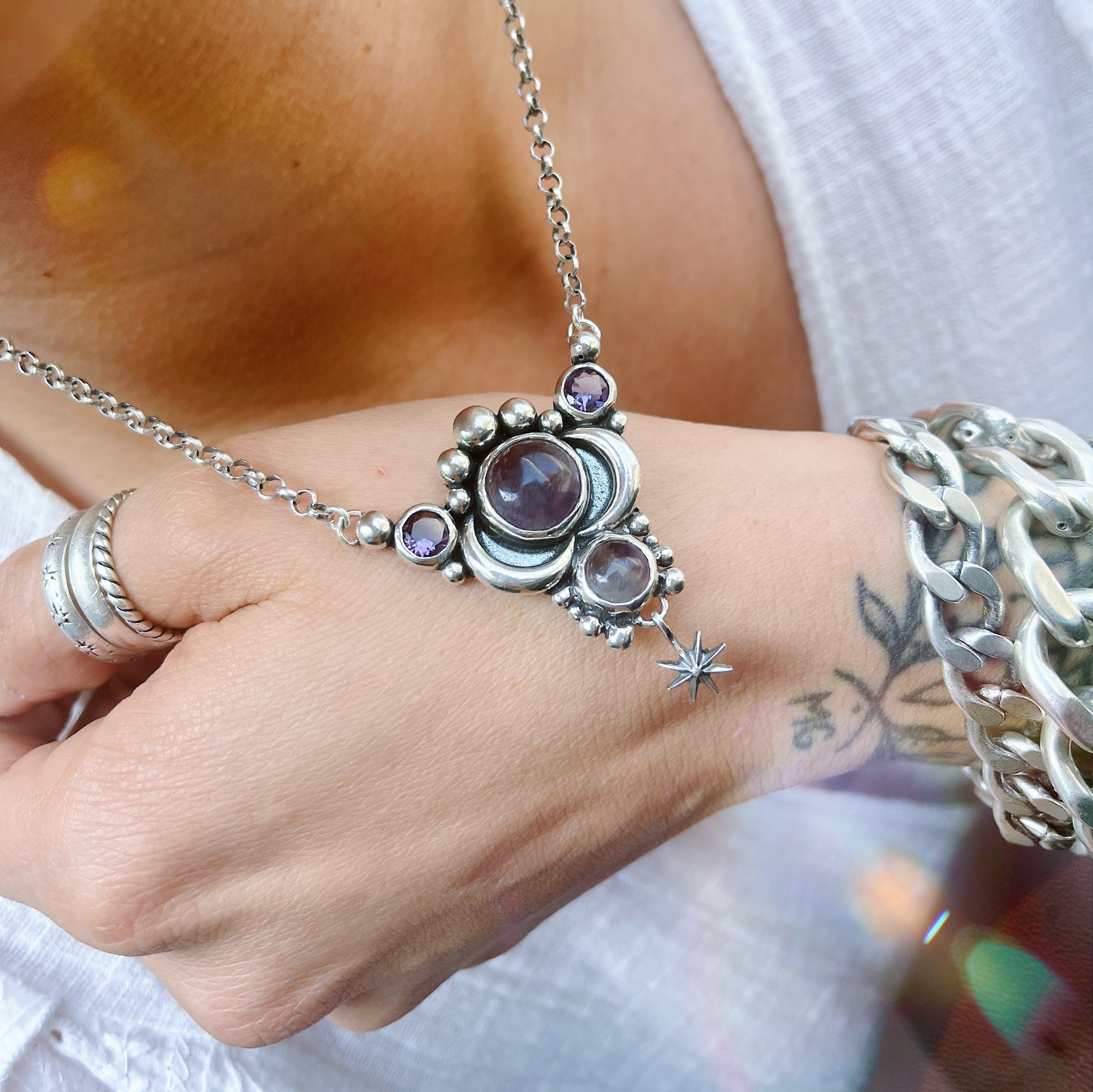 Collar Sailor Moon / Fluoritas