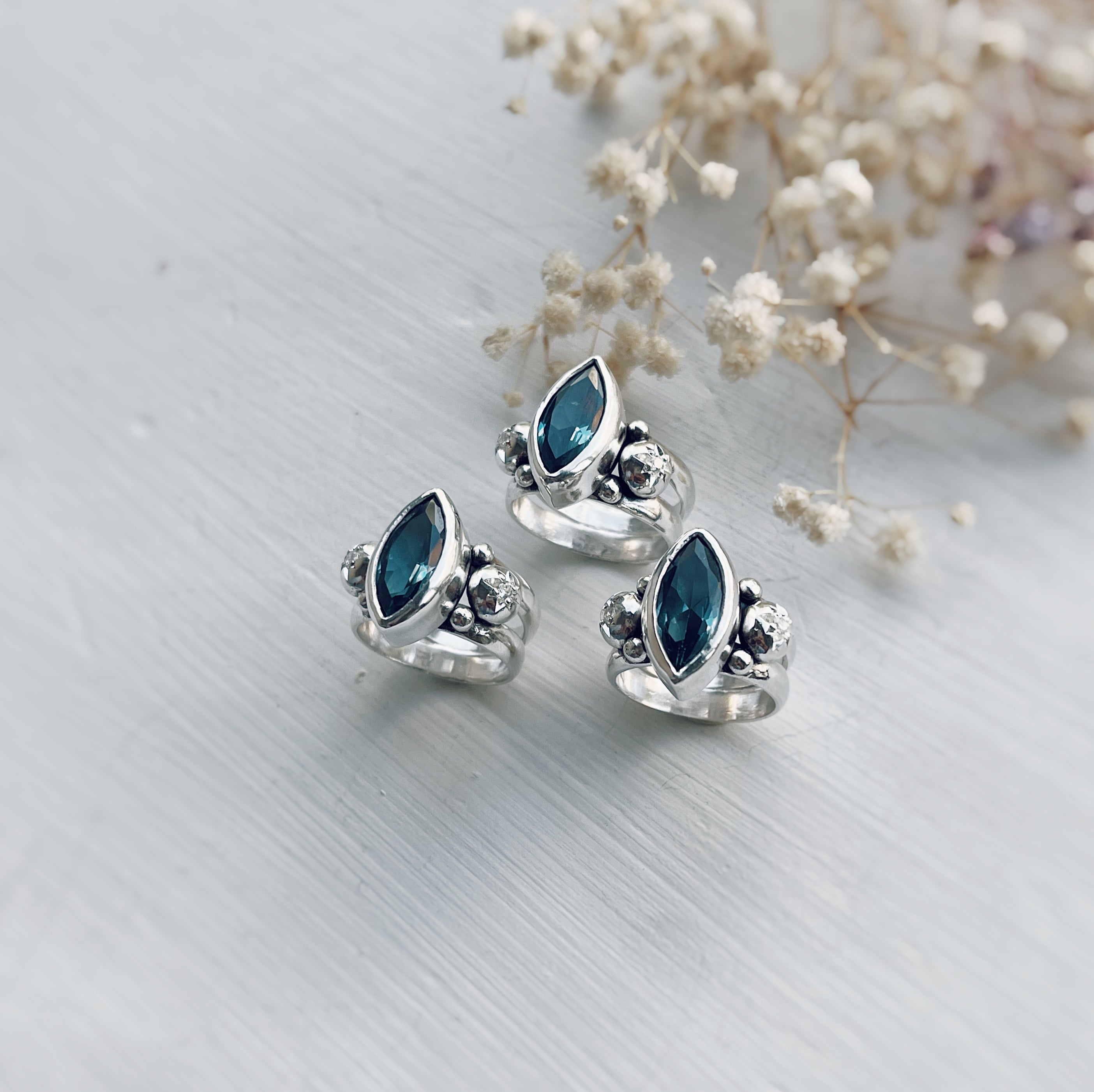 Anillo Jacinta / piedra a elección