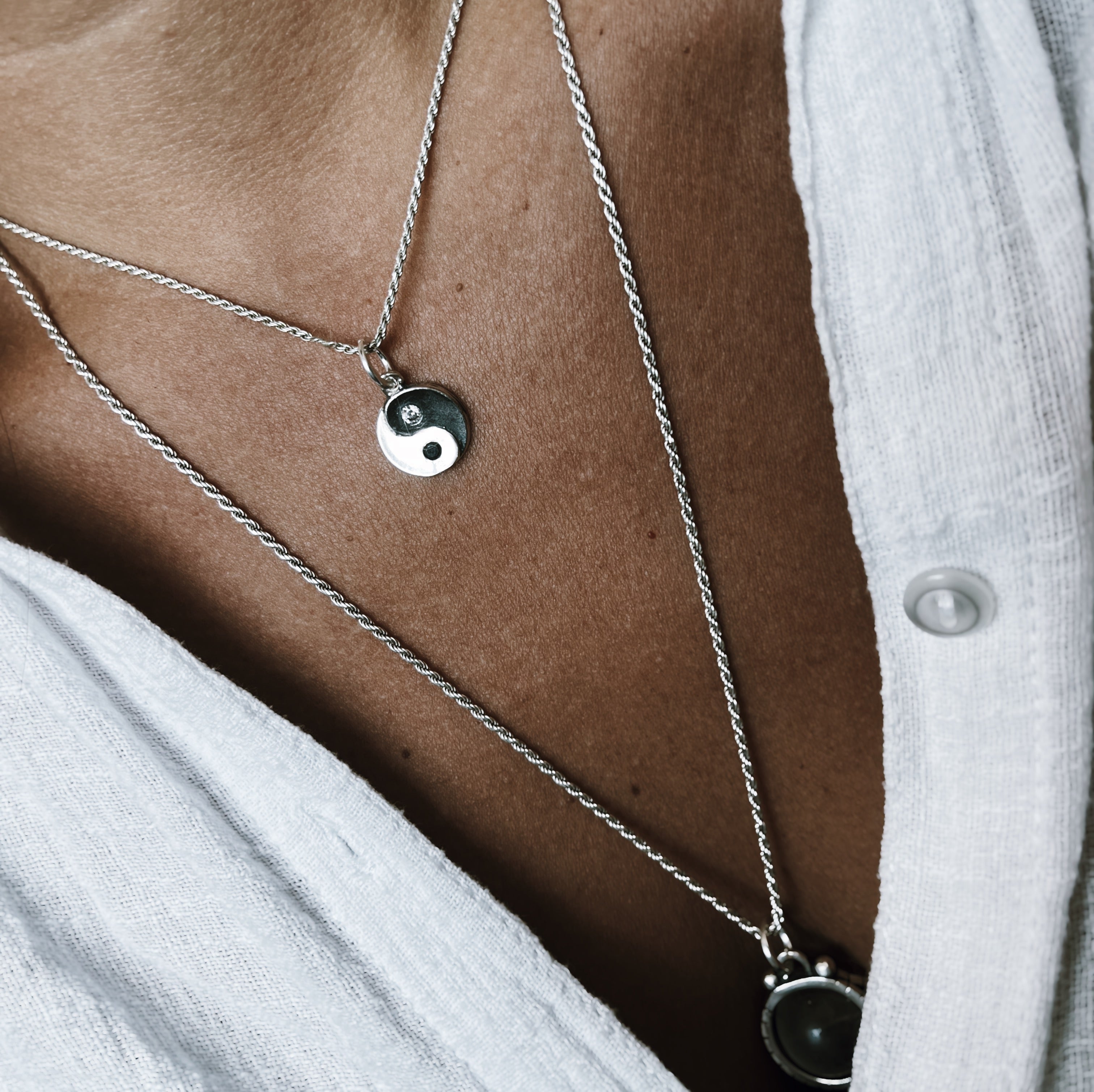 Collar Medalla Ying Yang