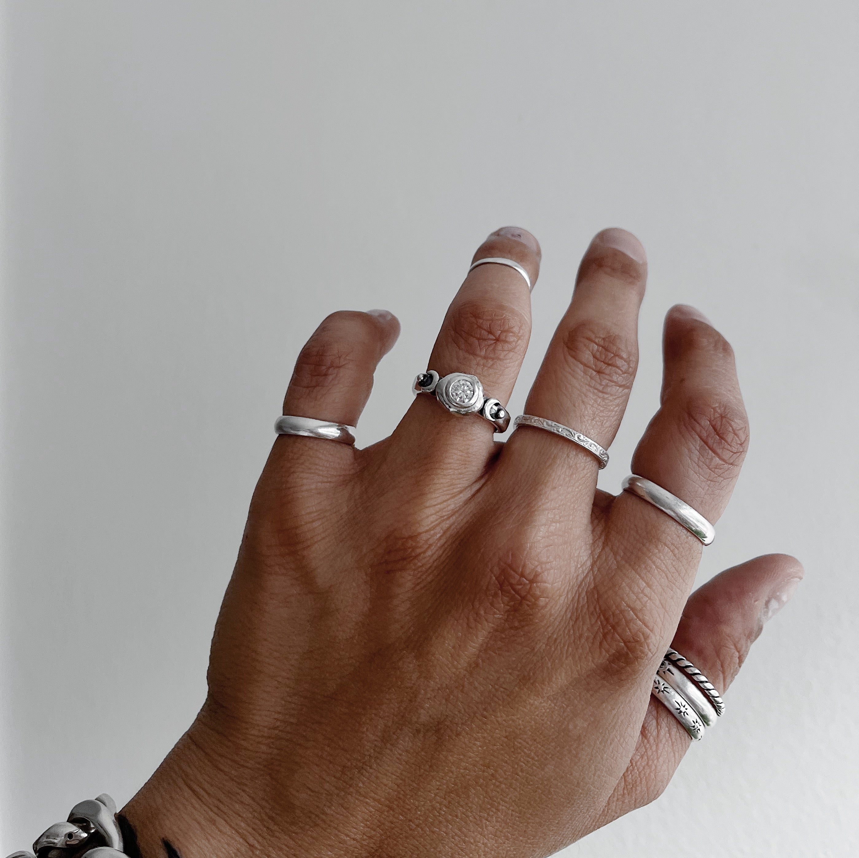 Anillo Selene Moissanita