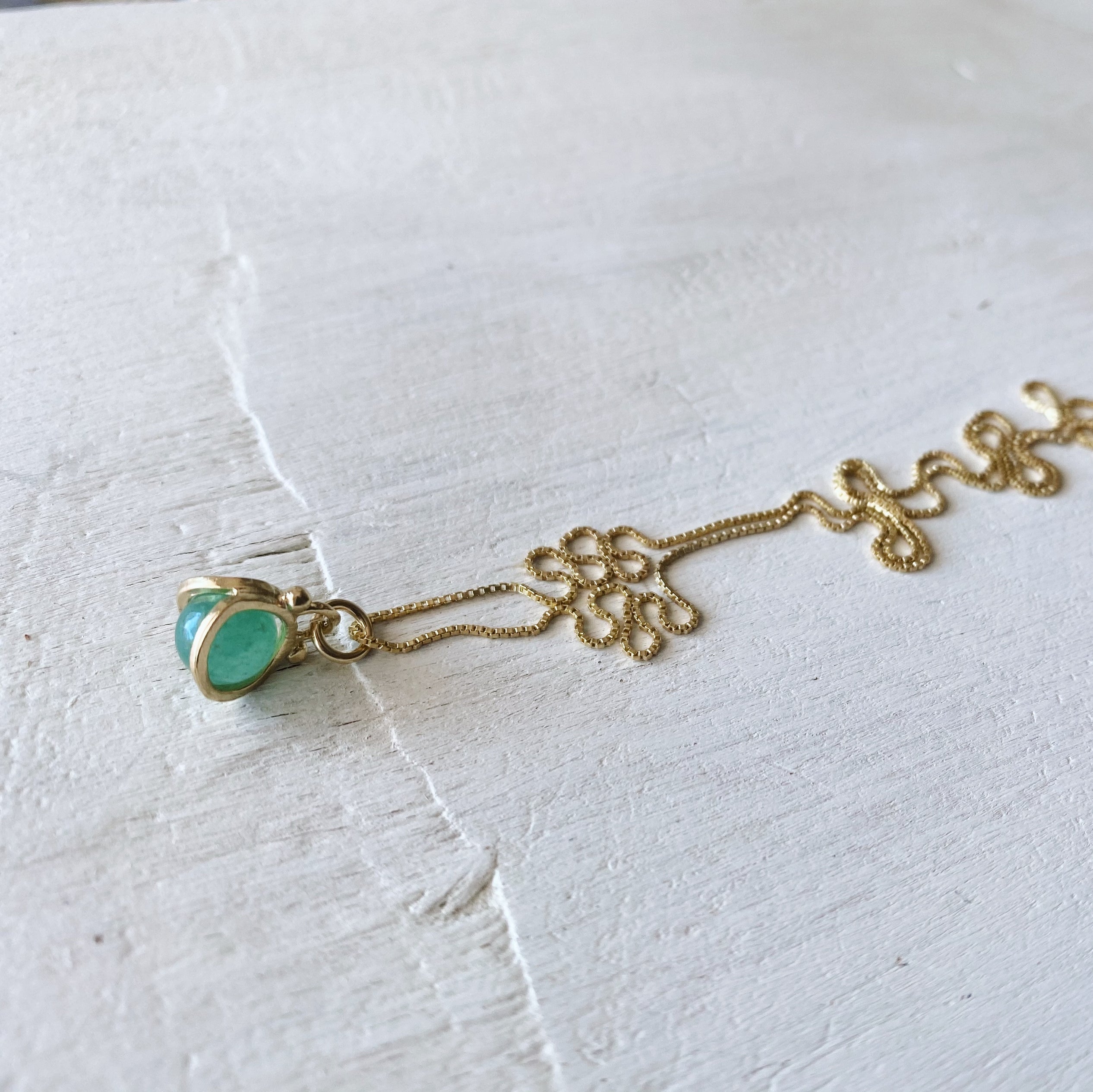 Collar Mini Halo S Gold / Piedra a eleccion