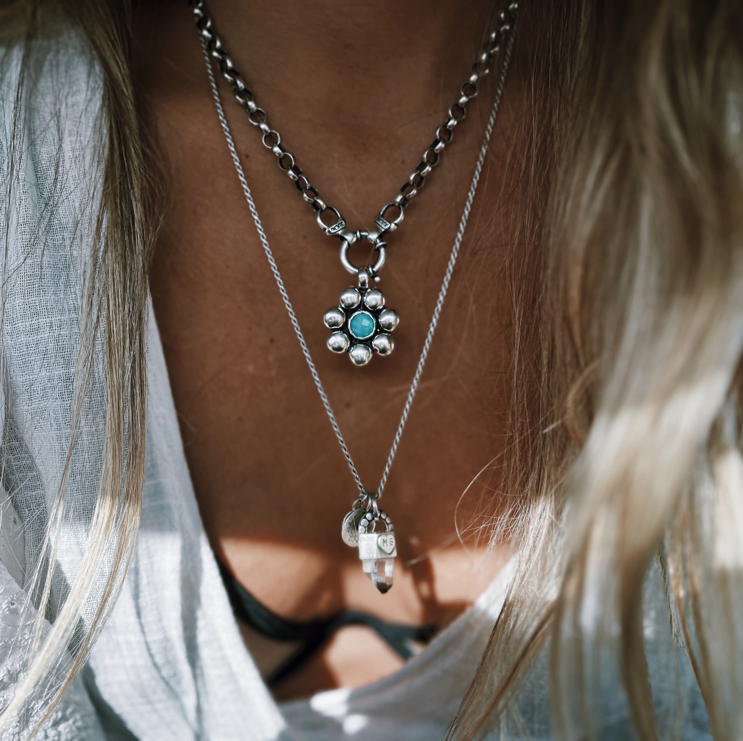 Colgante Florcita Pelotona - Tienda Delacons Joyas