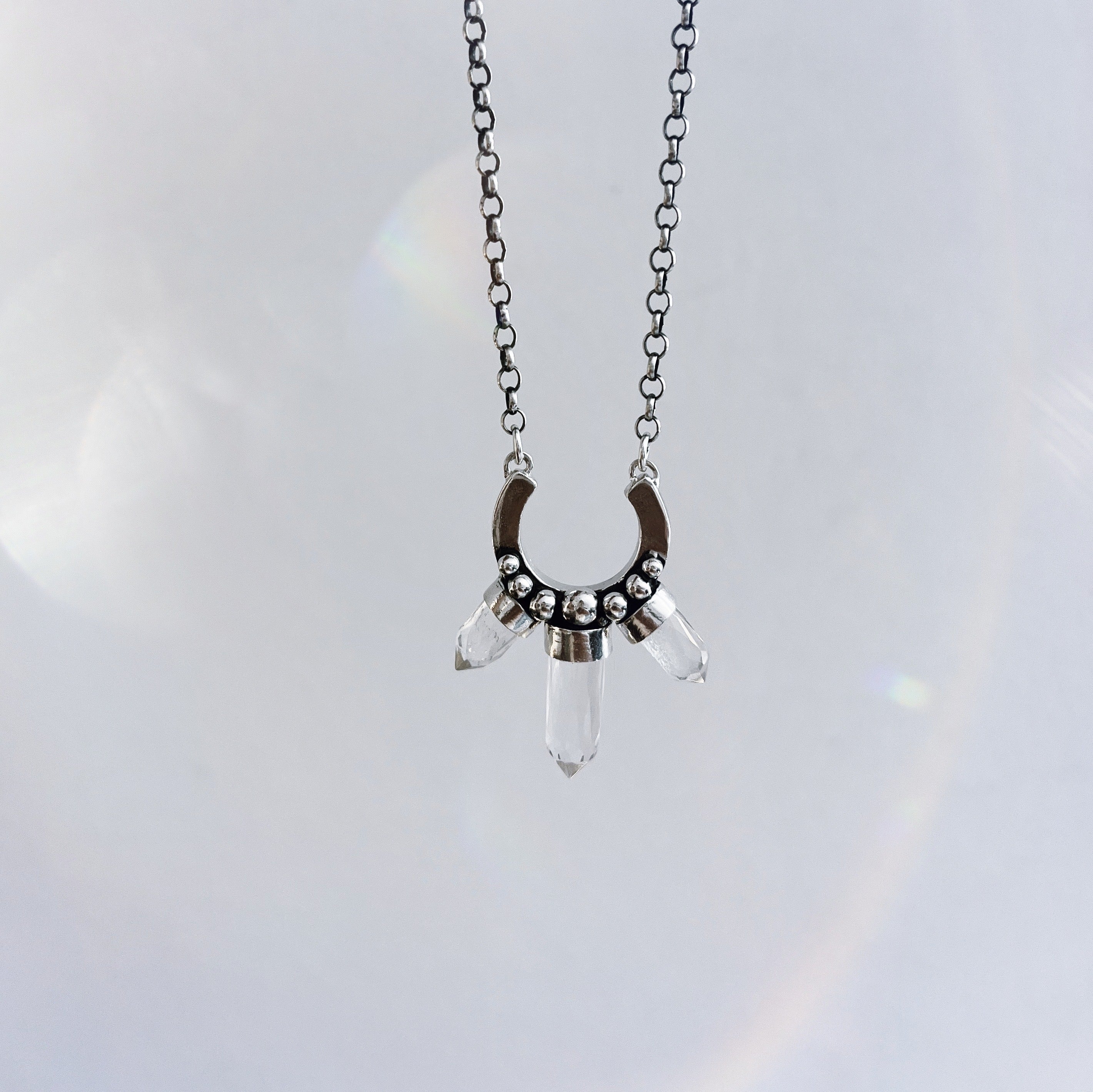 Collar Estalactitas Cuarzos