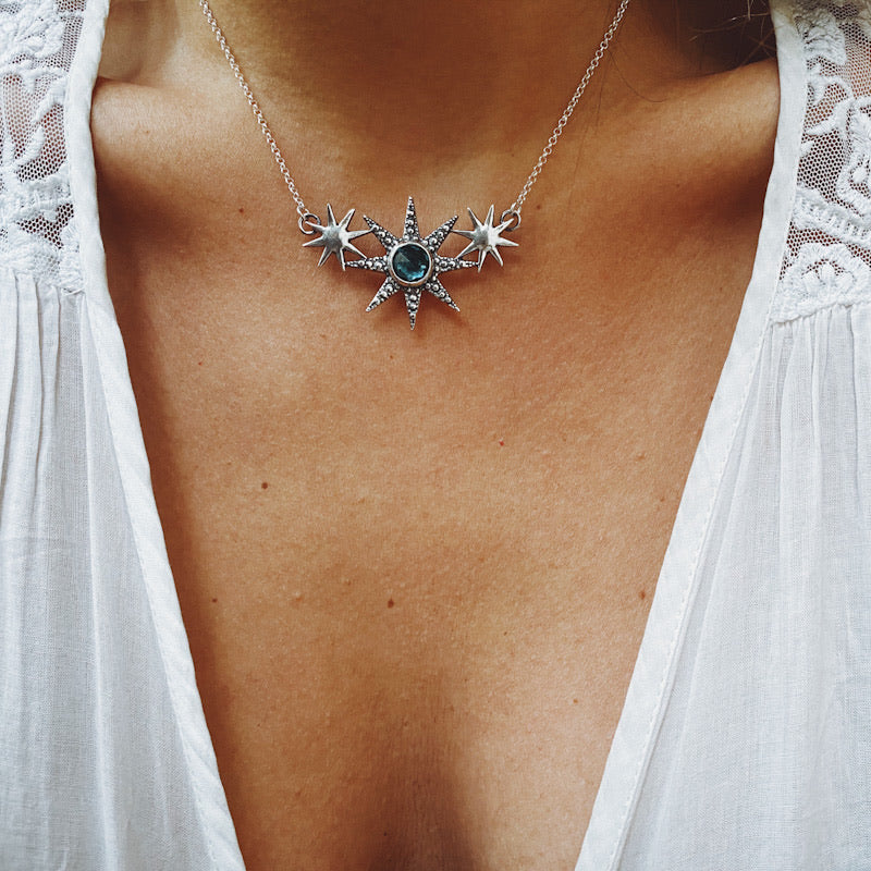 Collar Tristar Topacio London - PREVENTA