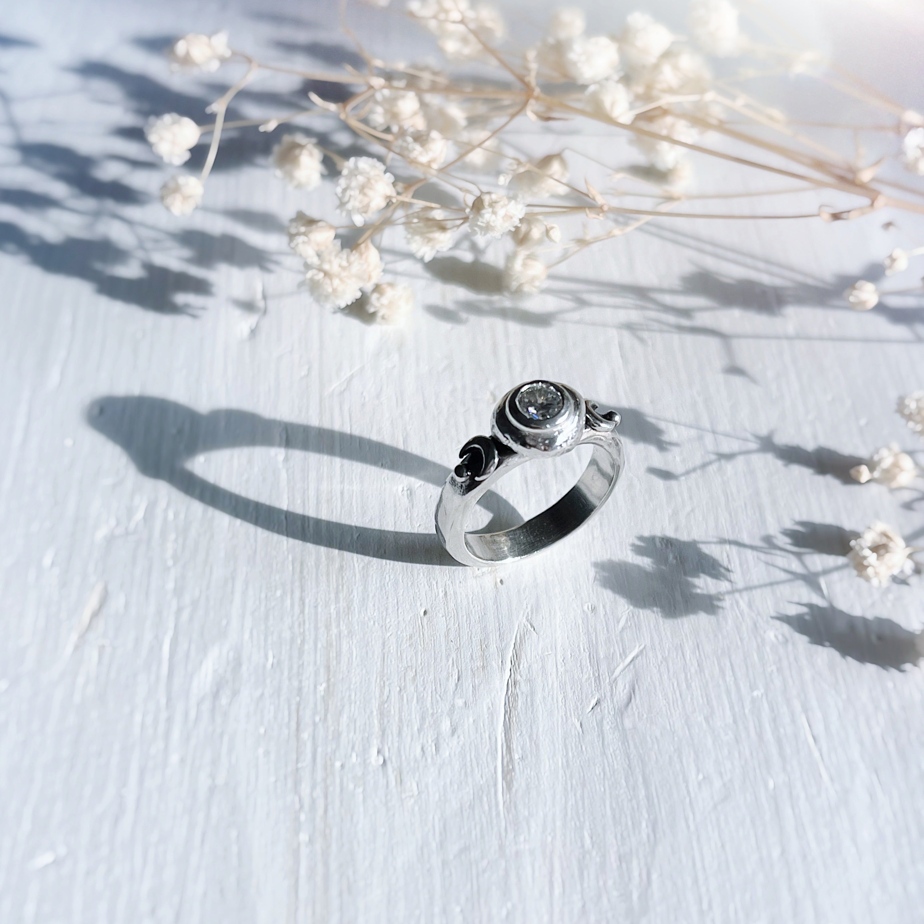 Anillo Selene Moissanita