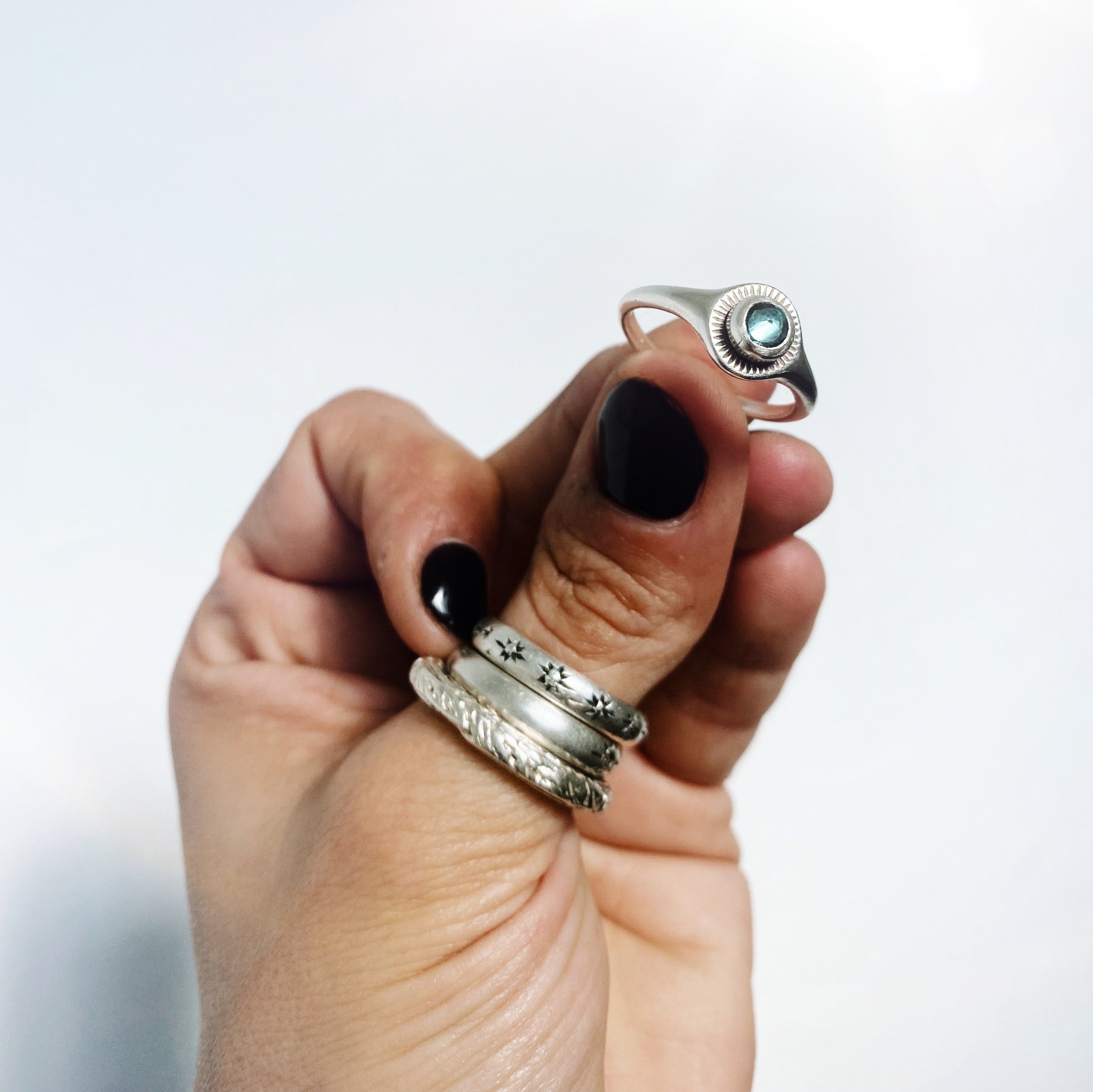 Anillo Sello Minimal