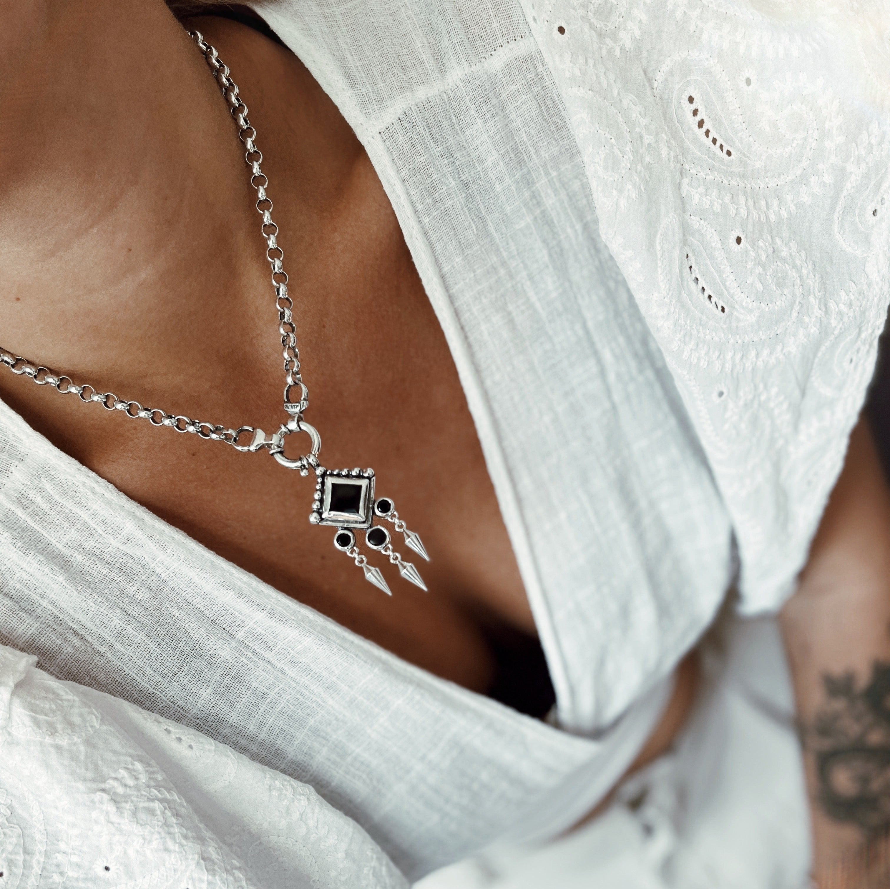 Colgante Prisma Gitano - Onix