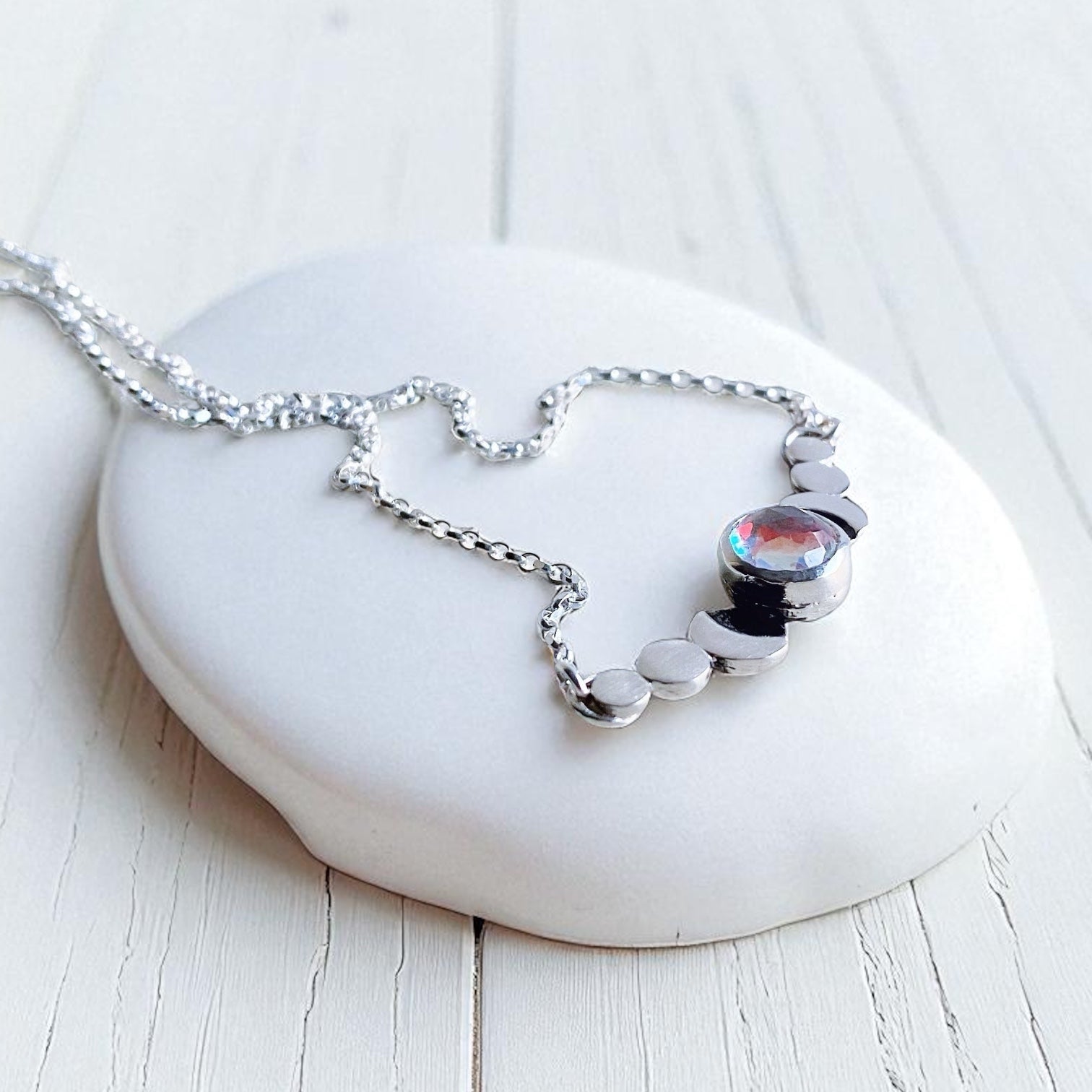 Collar Fases Very Moon Aurora Boreal