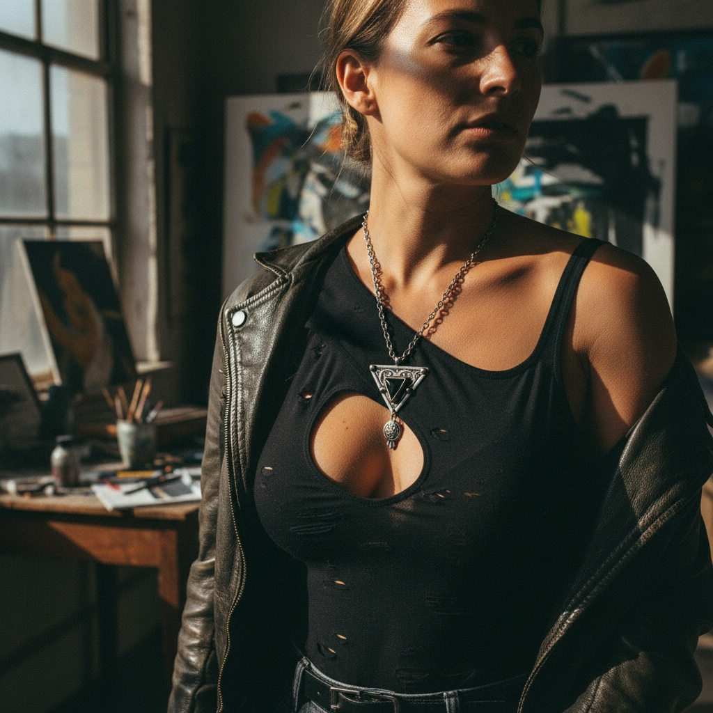 Colgante Triángulo Komodo - Black Night