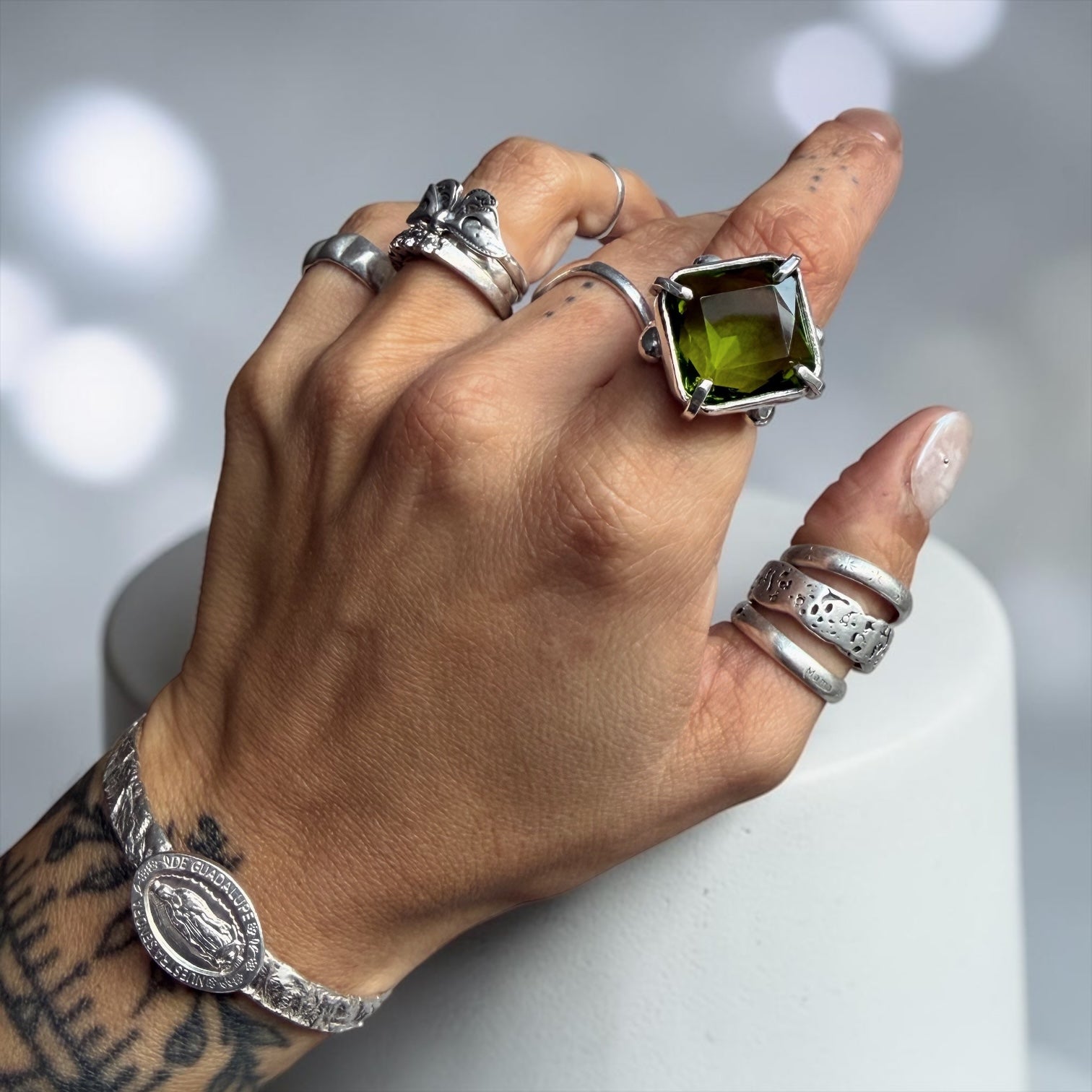 Anillo Soberana - Green Apple