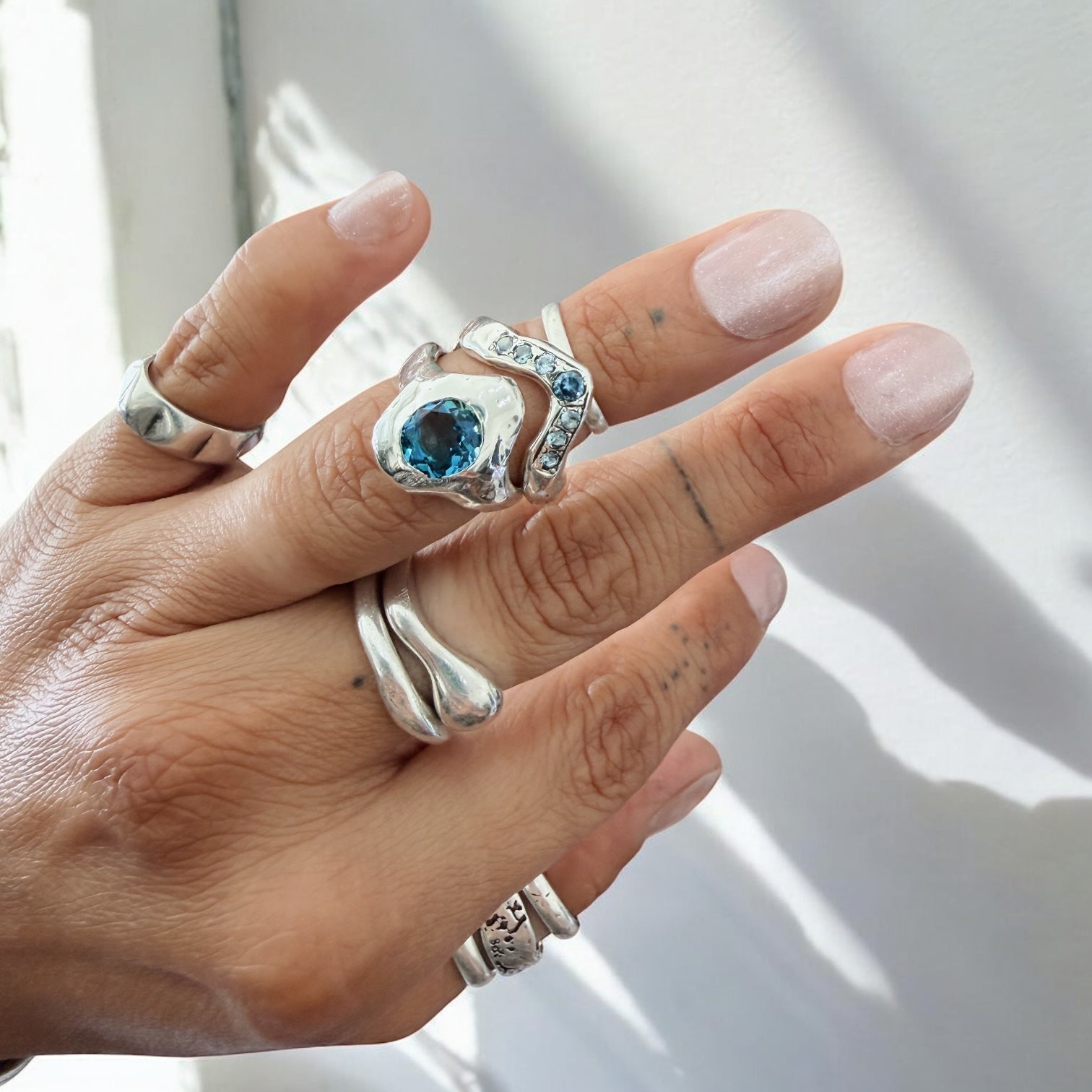 Anillo Wishbone Duo - talla 9