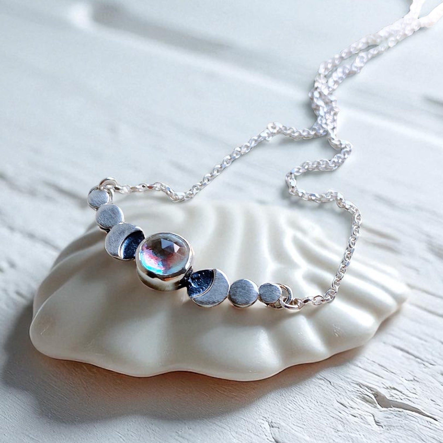 Collar Fases Very Moon Aurora Boreal