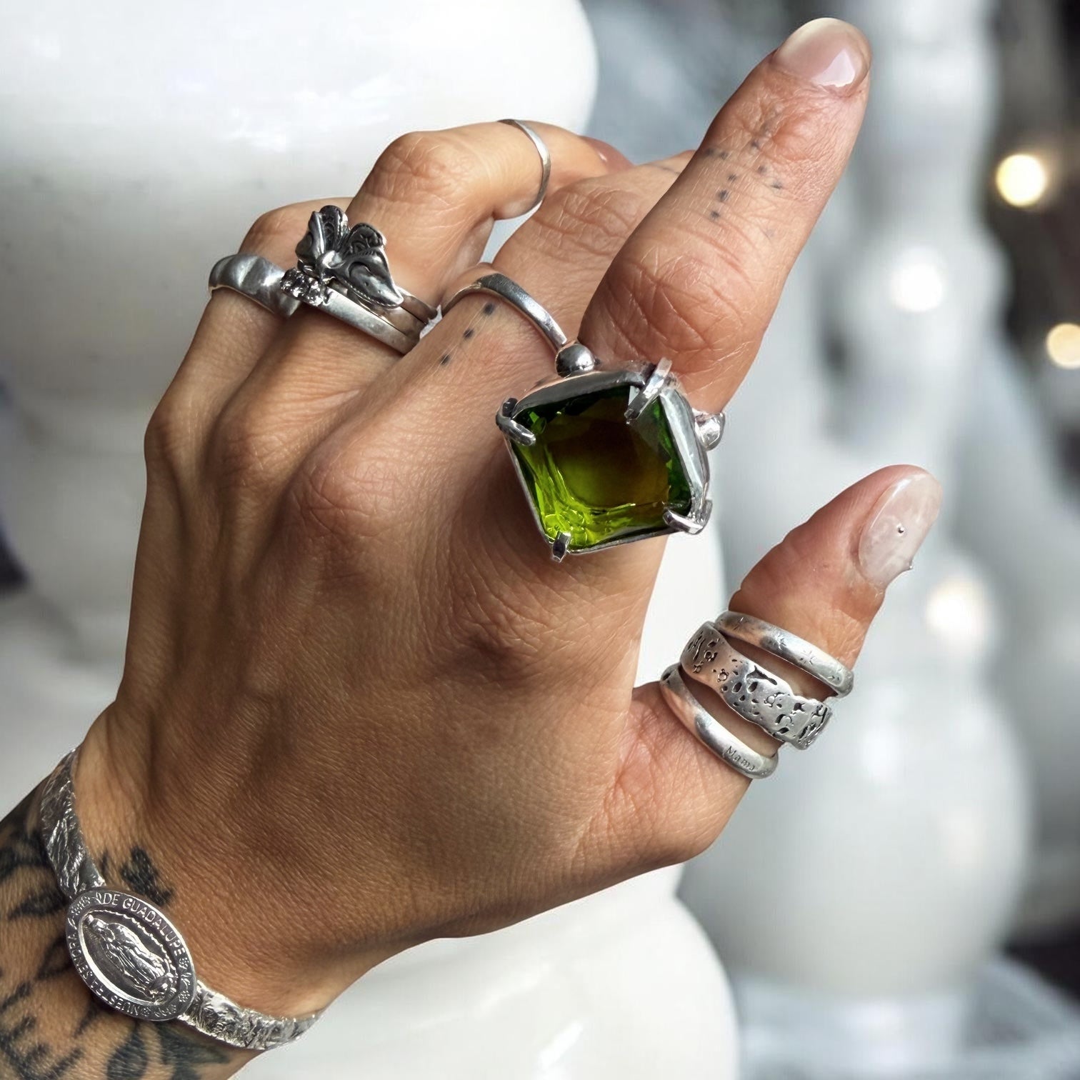 Anillo Soberana - Green Apple
