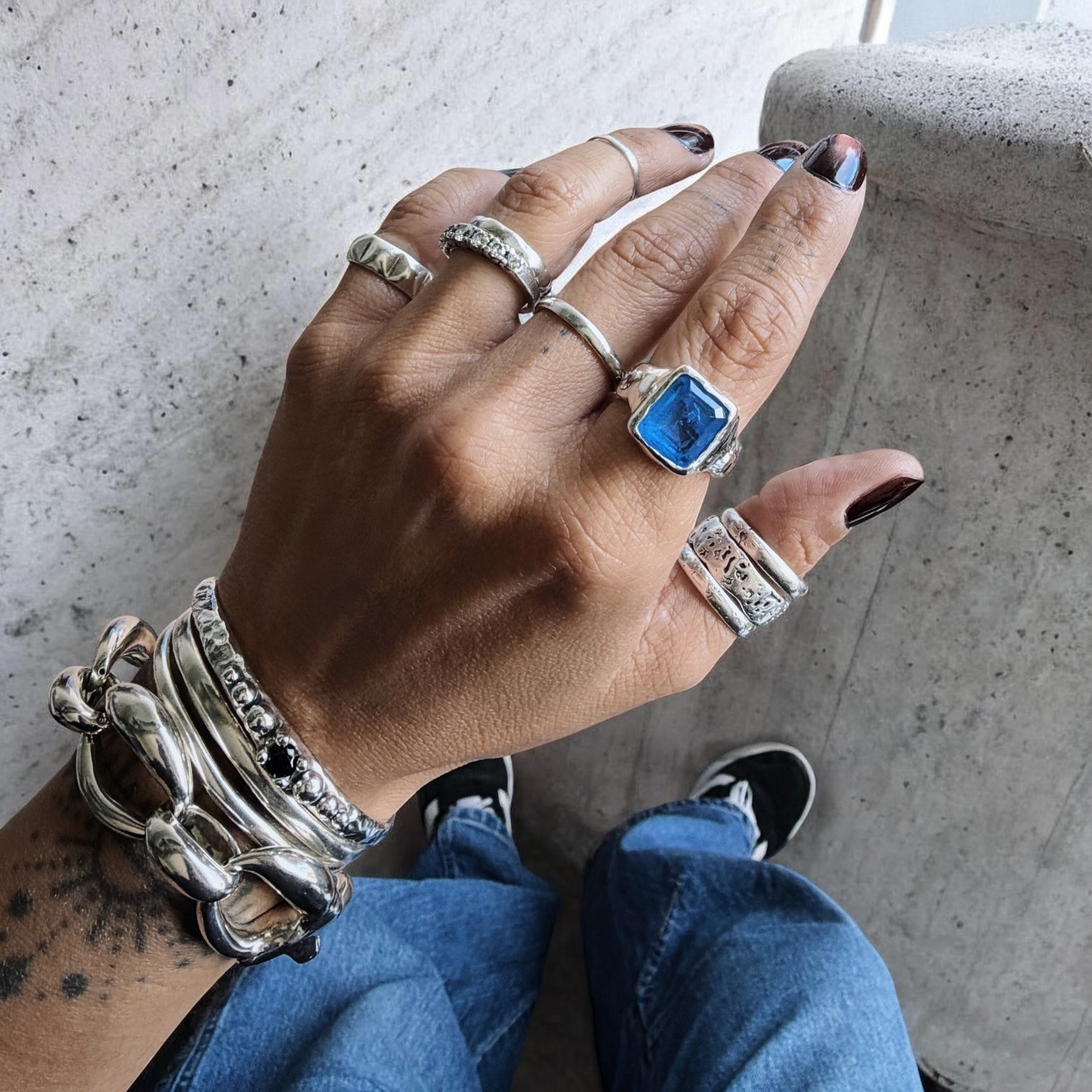 Anillo Musa - Denim Blue