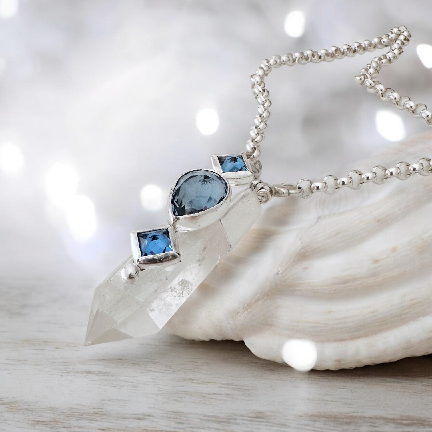 Colgante Punta Cuarzo Paraíso V