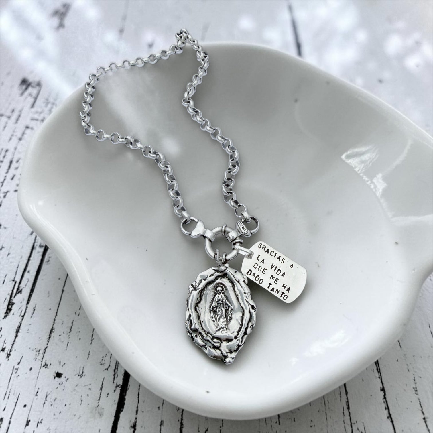 Colgante Placa “s” Personalizada