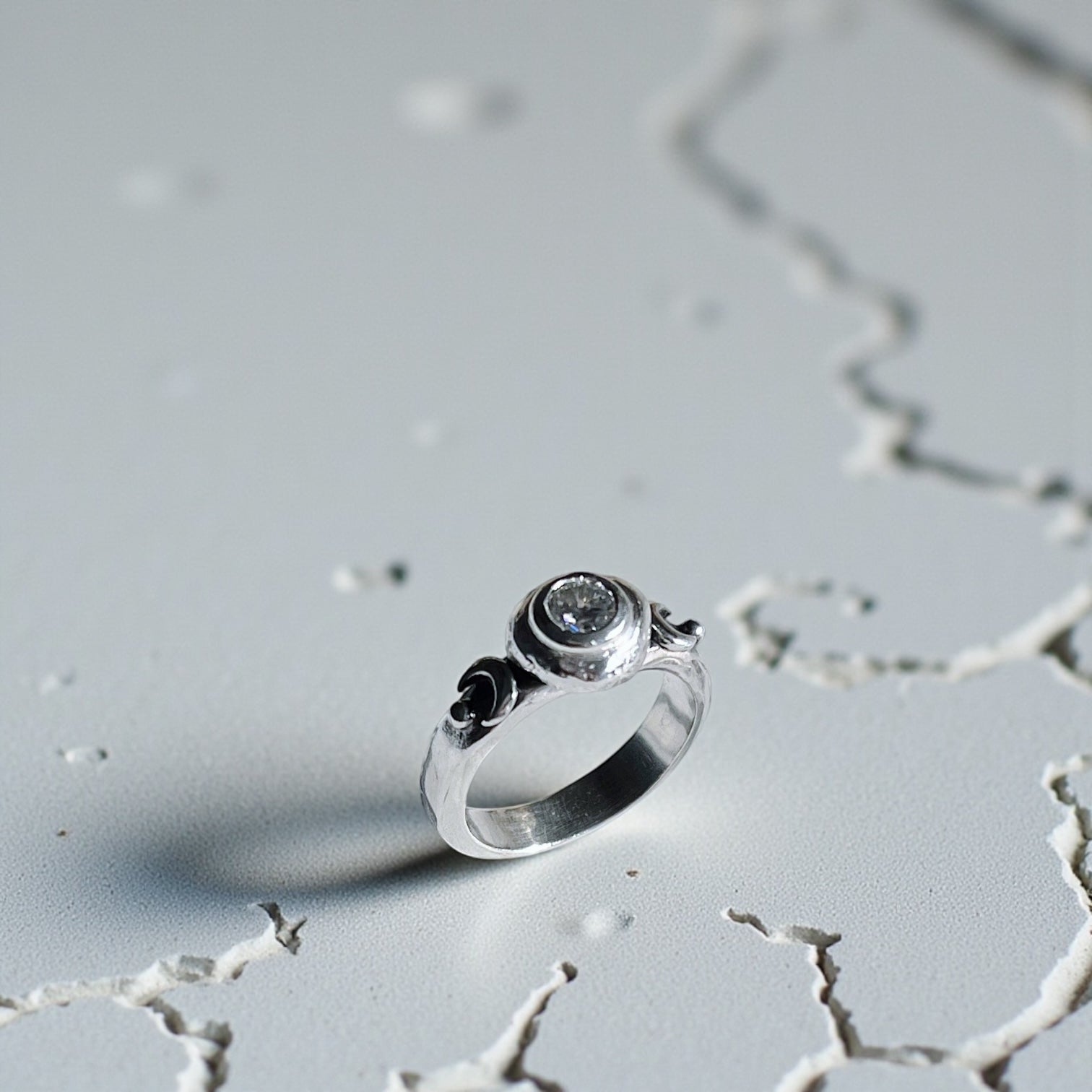 Anillo Selene Moissanita