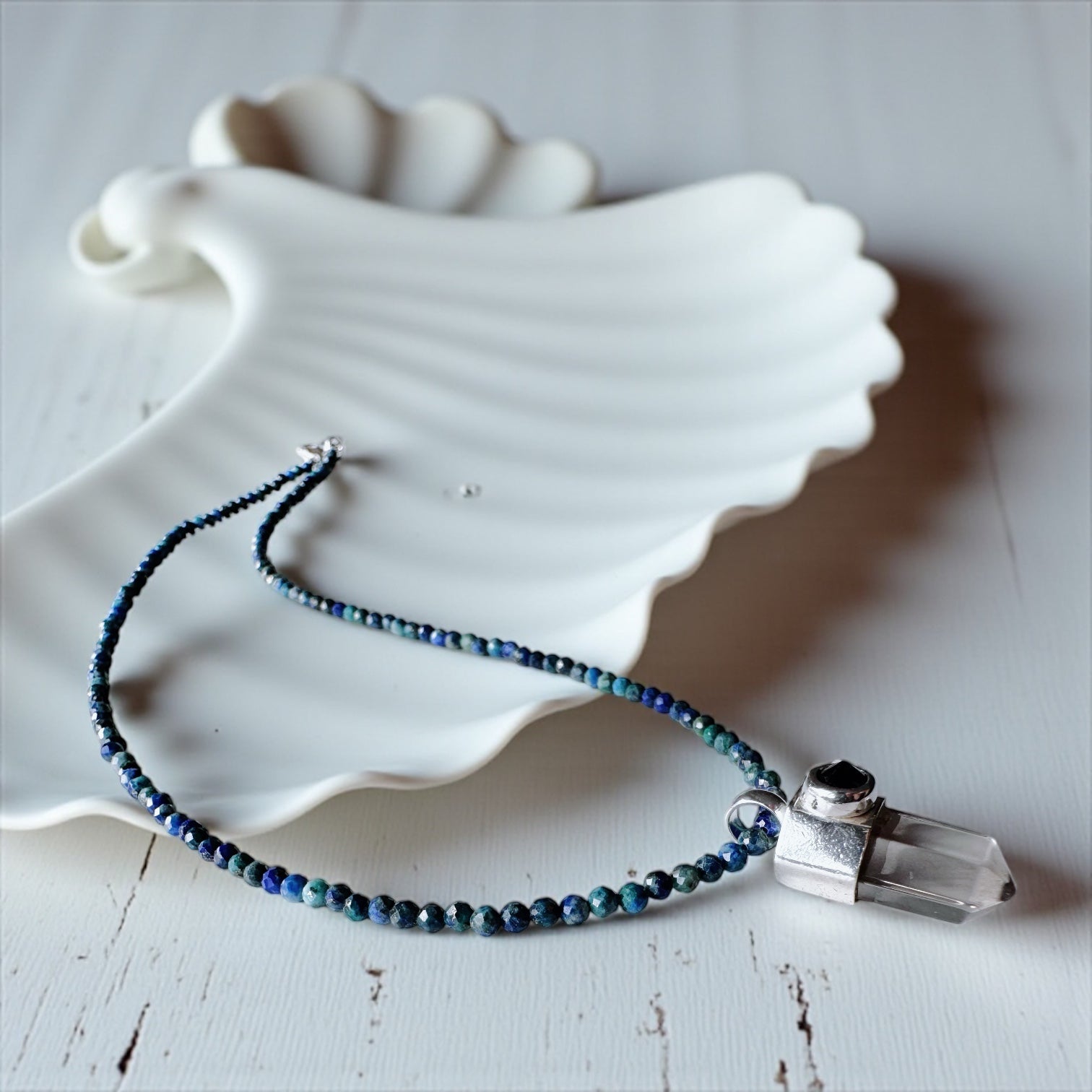 Collar Prana - Azuritas y Lápiz Lazuli