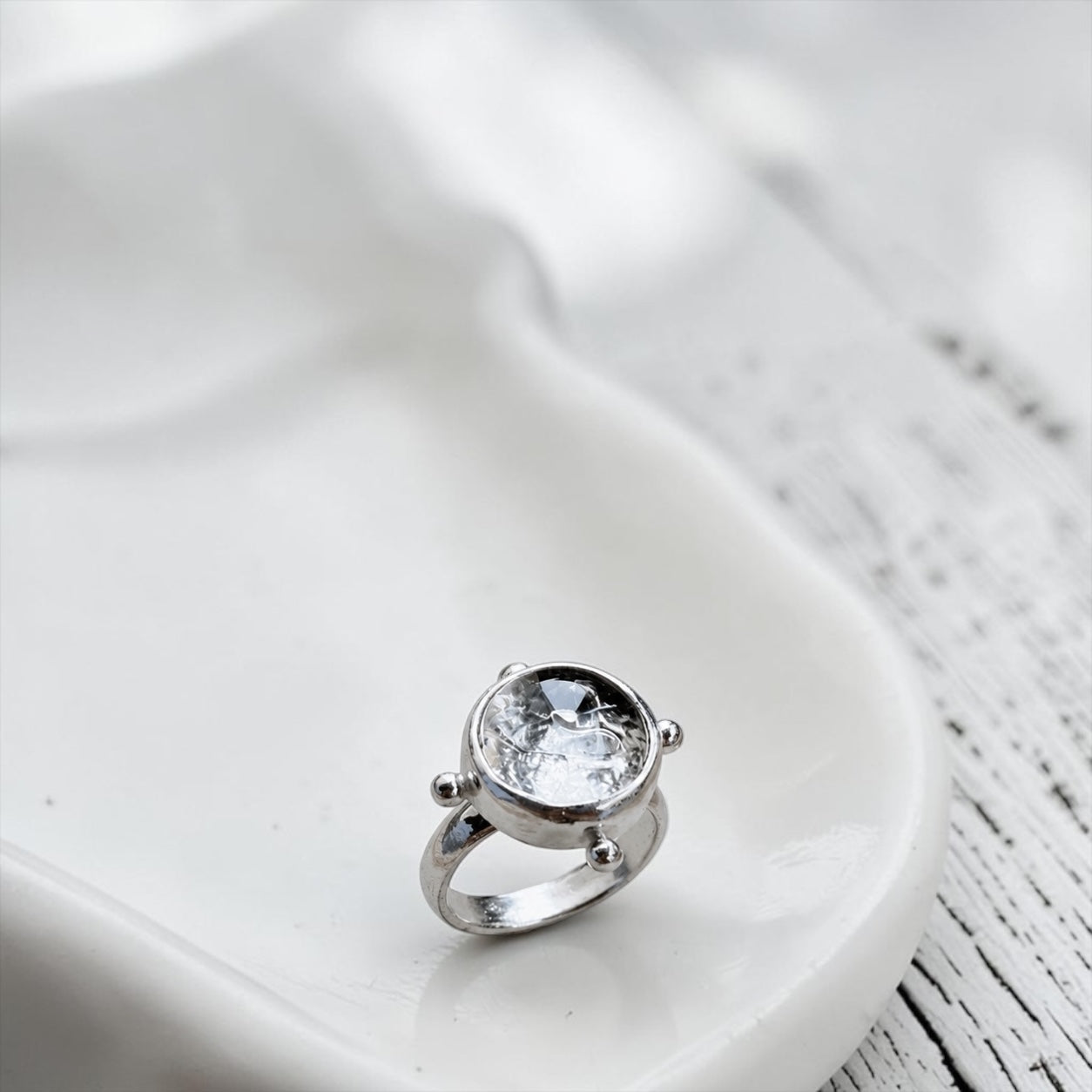 Anillo Lunita Caleidoscopio Cráter