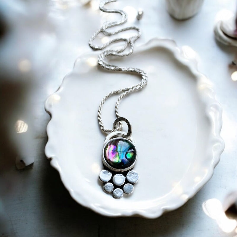 Colgante Vale Abalone Psicodelia