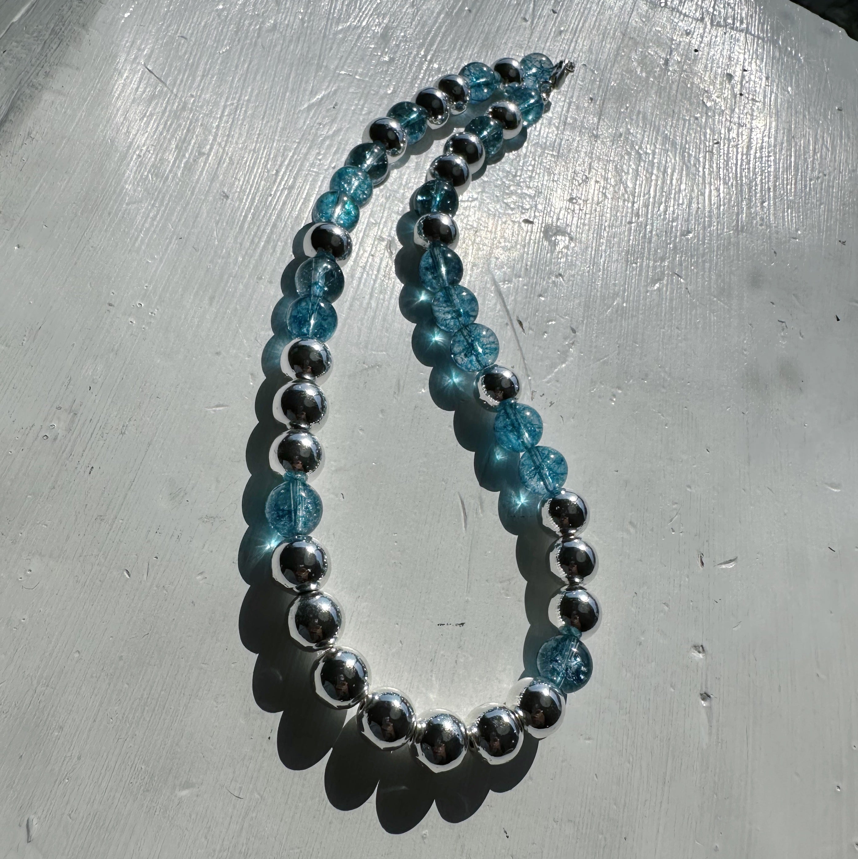 Collar Rocking Balls “ Cielo de Verano”