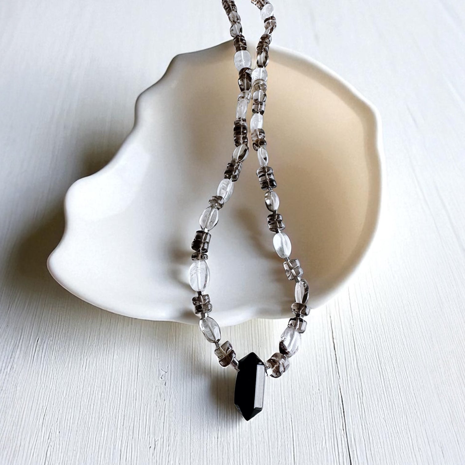 Collar Mini Tibetano - Eclipse de Medianoche