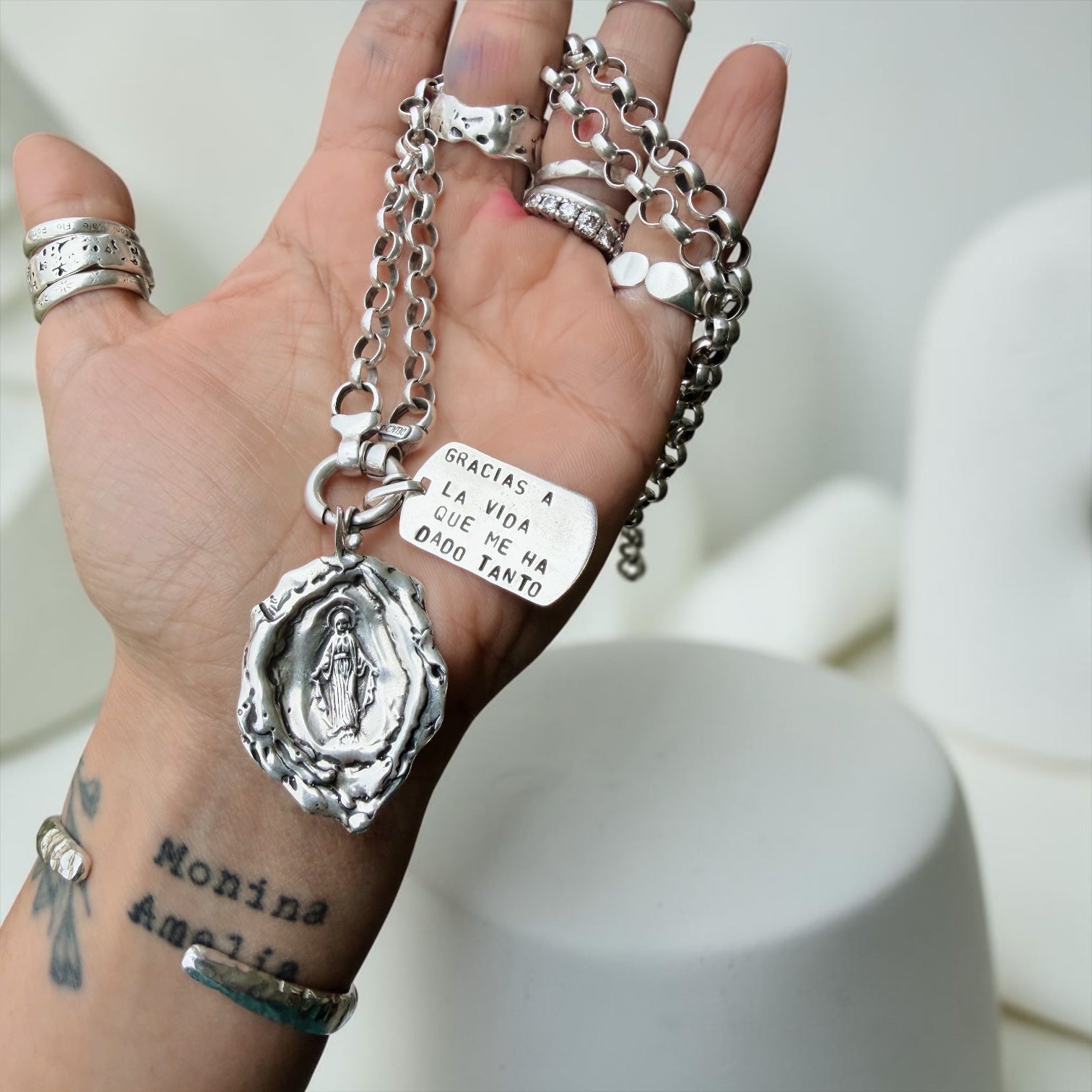 Colgante Placa “s” Personalizada