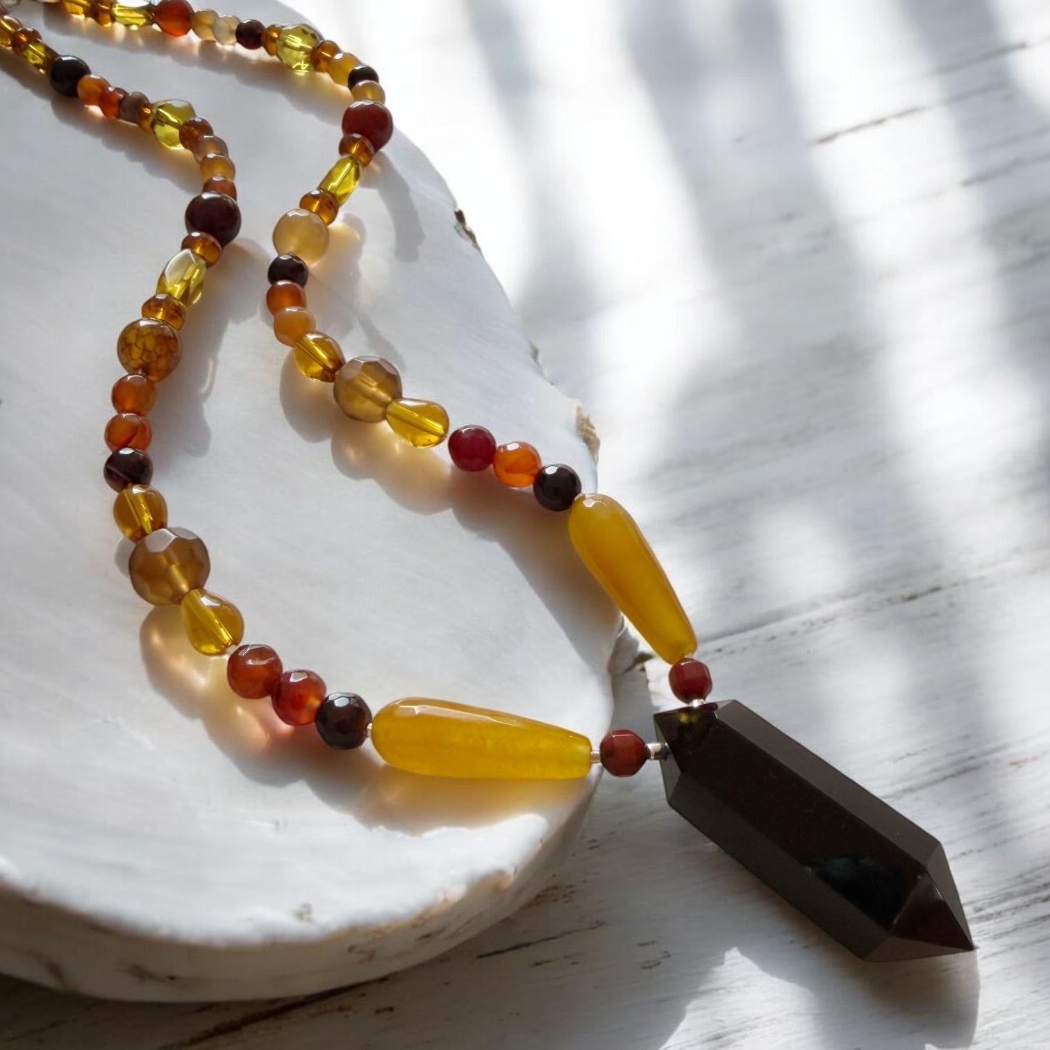 Collar Tibetano - Ámbar